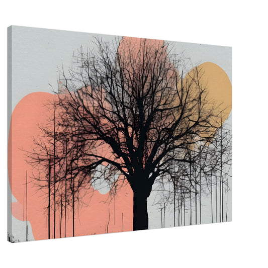 Silhouette Serenity Canvas Print