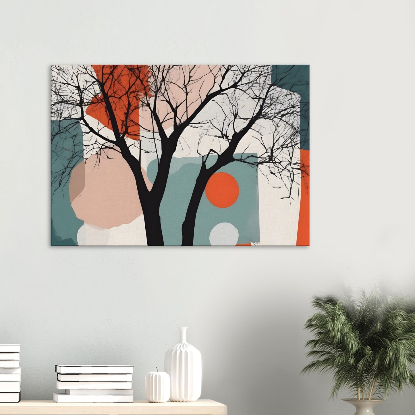 Whisper Trees Minimalist Abstract Wall Art