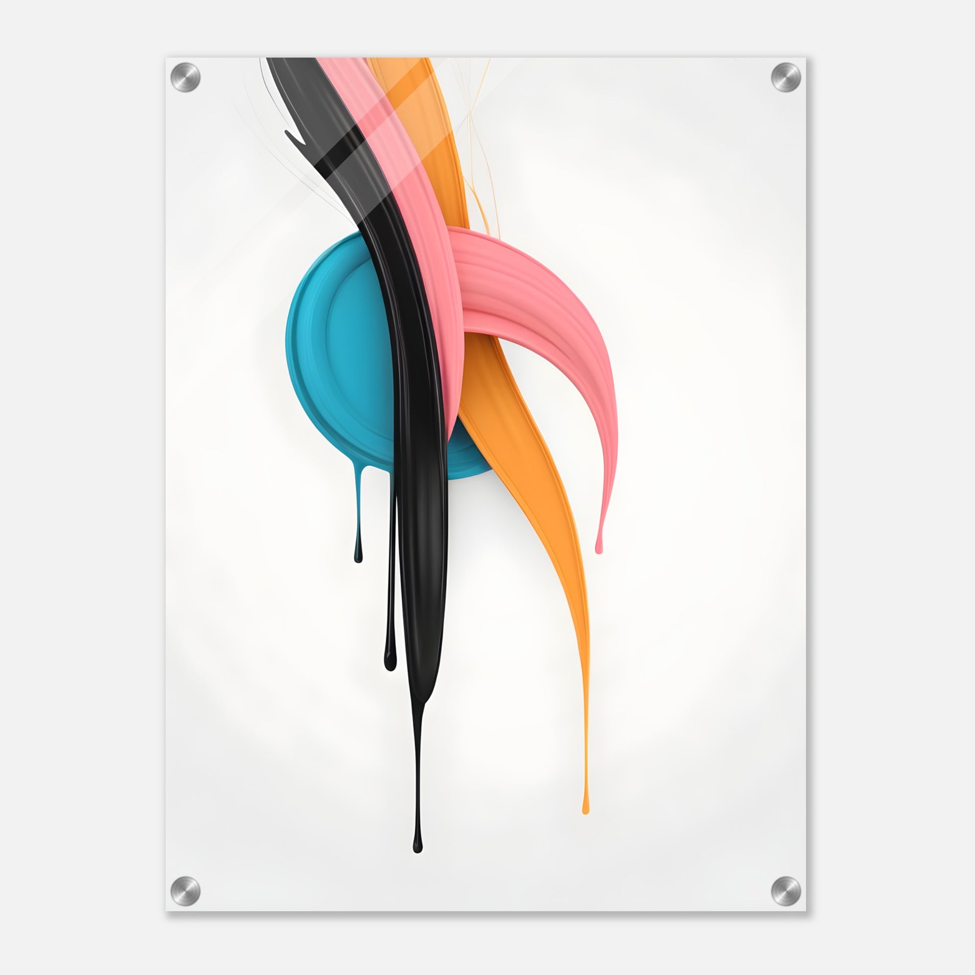 Vibrant Minimalist Abstract Wall Art for Modern Spaces