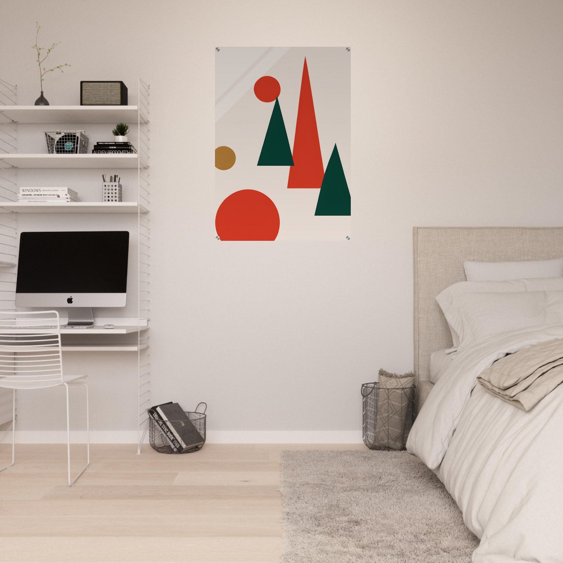 Christmas Whimsy - Modern Abstract Wall Art