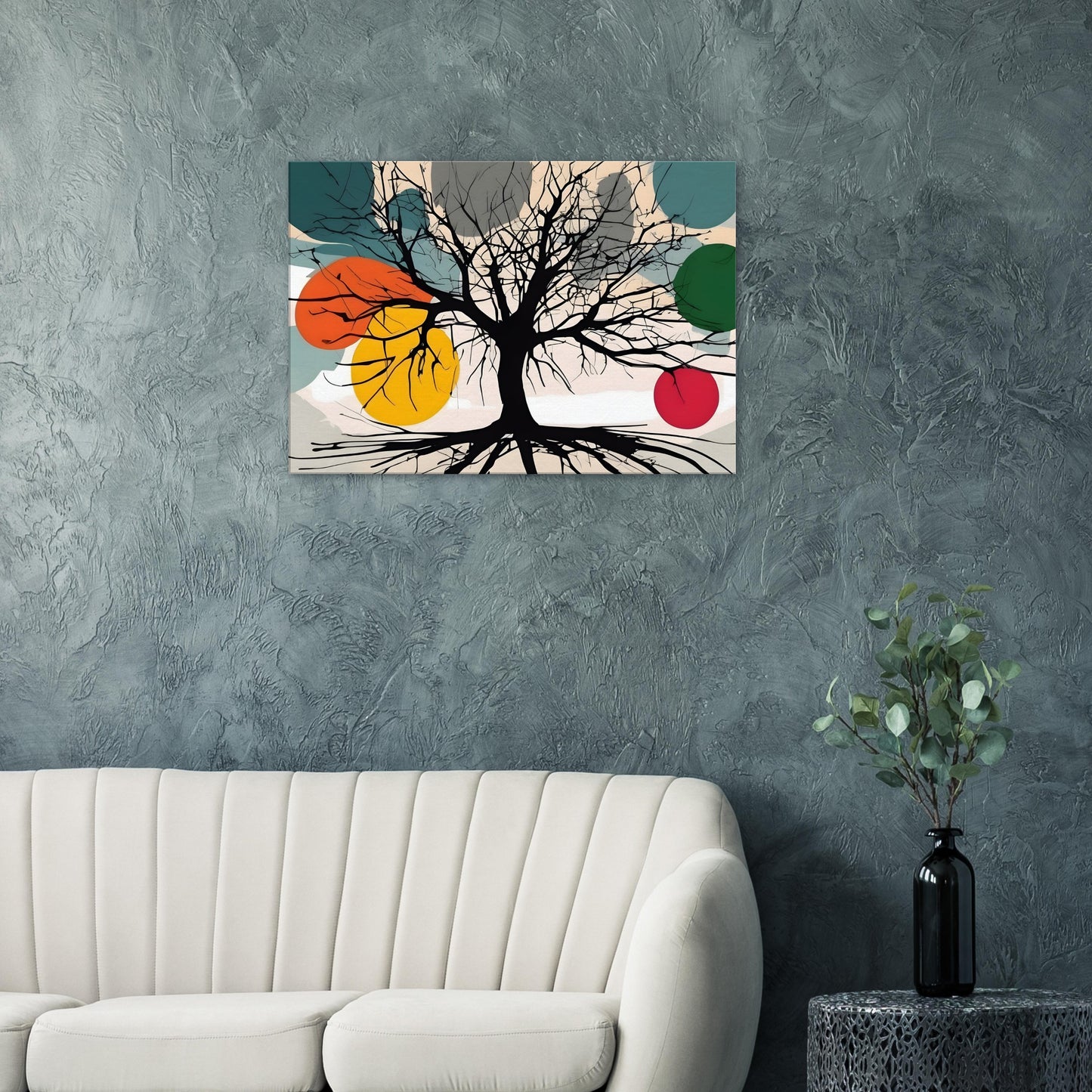 Roots of Serenity - Minimalist Abstract Wall Art