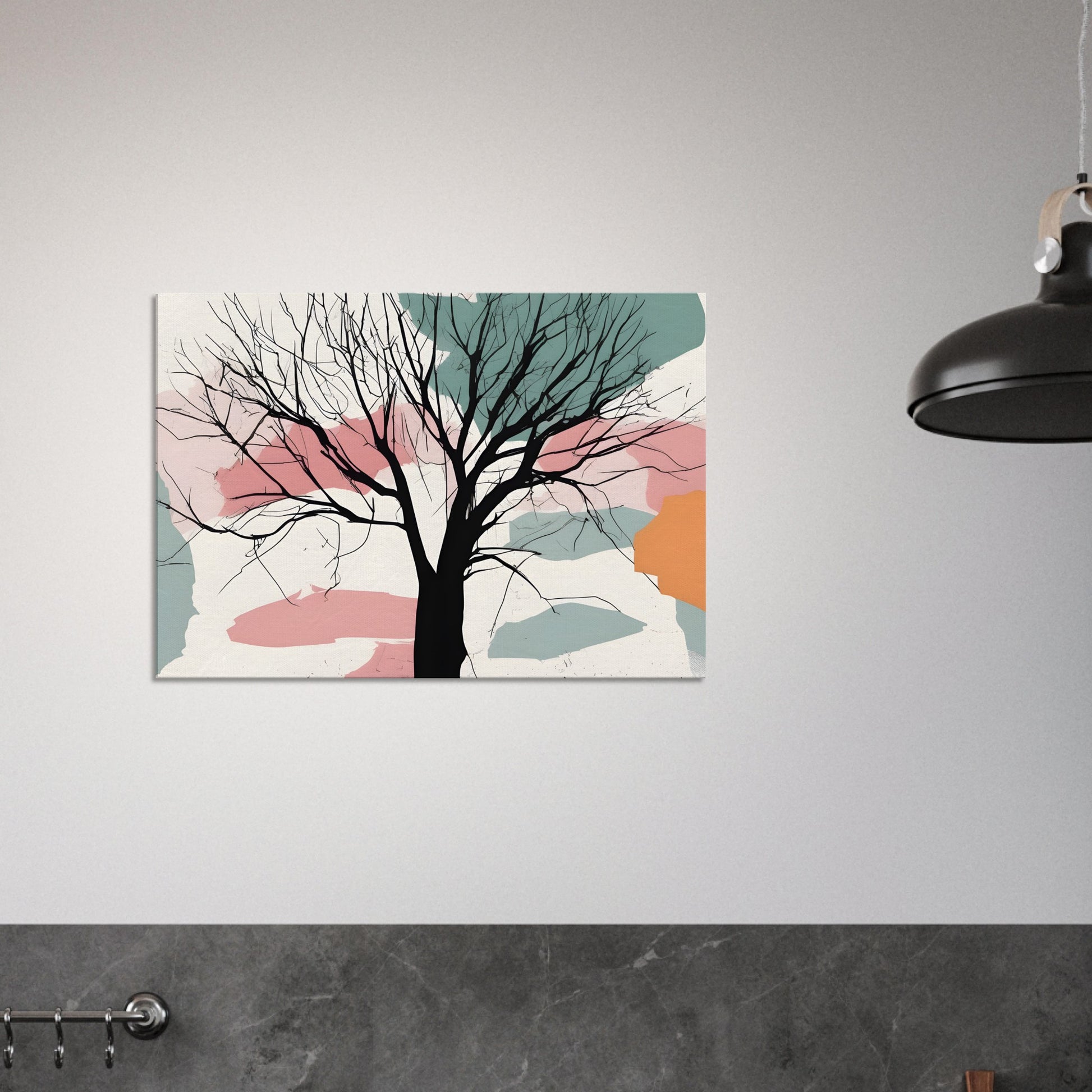 Tree Silhouette | Minimalist Abstract Wall Art