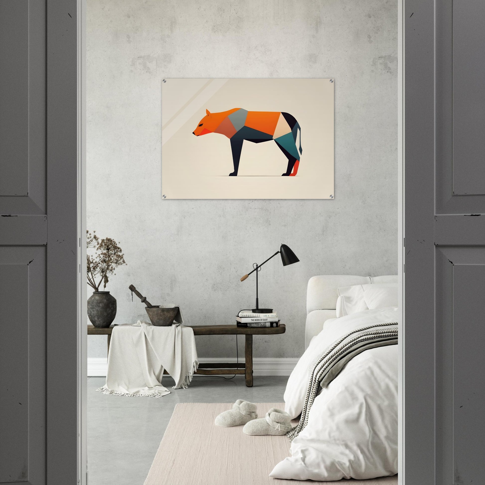 Facet - Vibrant Minimalist Abstract Animal Art