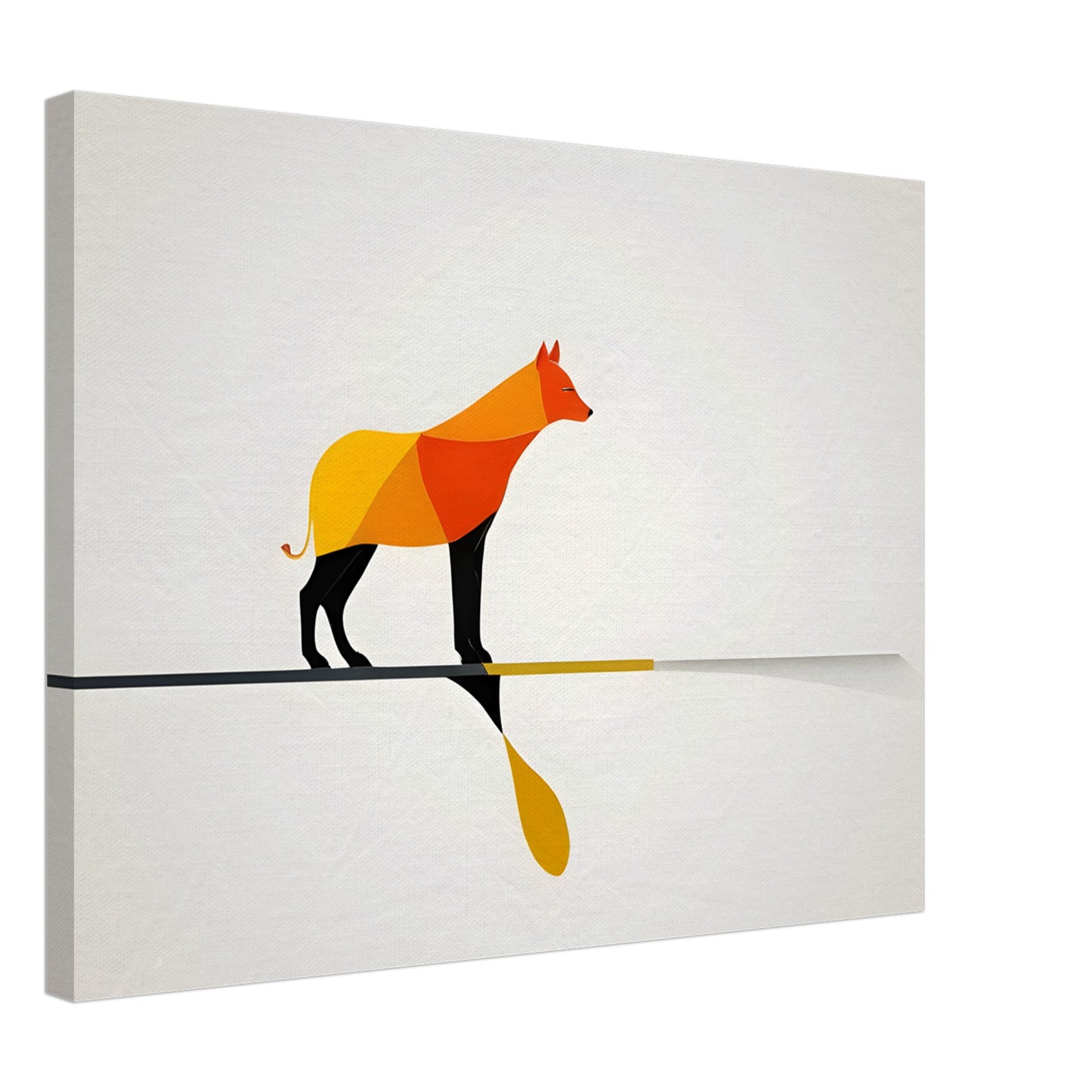 Abstract Canine - Modern Minimalist Art Print for Home Decor