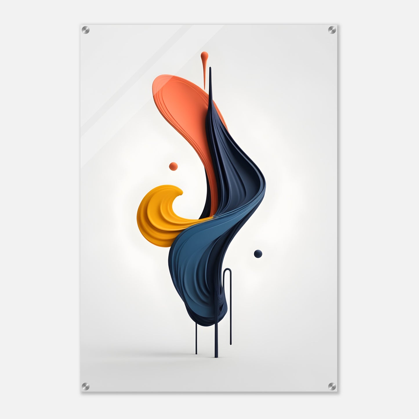 Elevate Your Space with Minimalist Abstract Acrylic Print Art