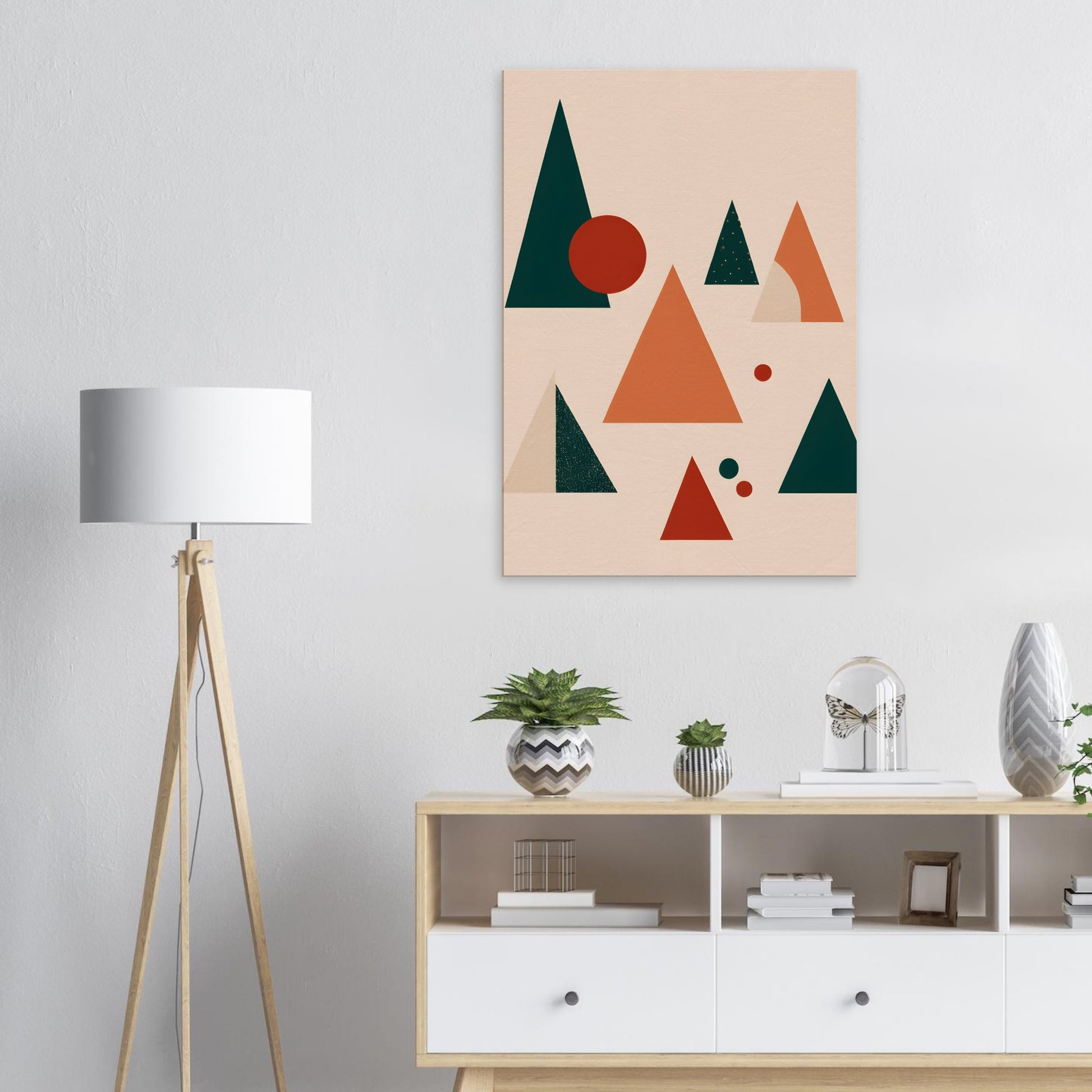 Harmony - Minimalist Abstract Christmas Wall Art Decor