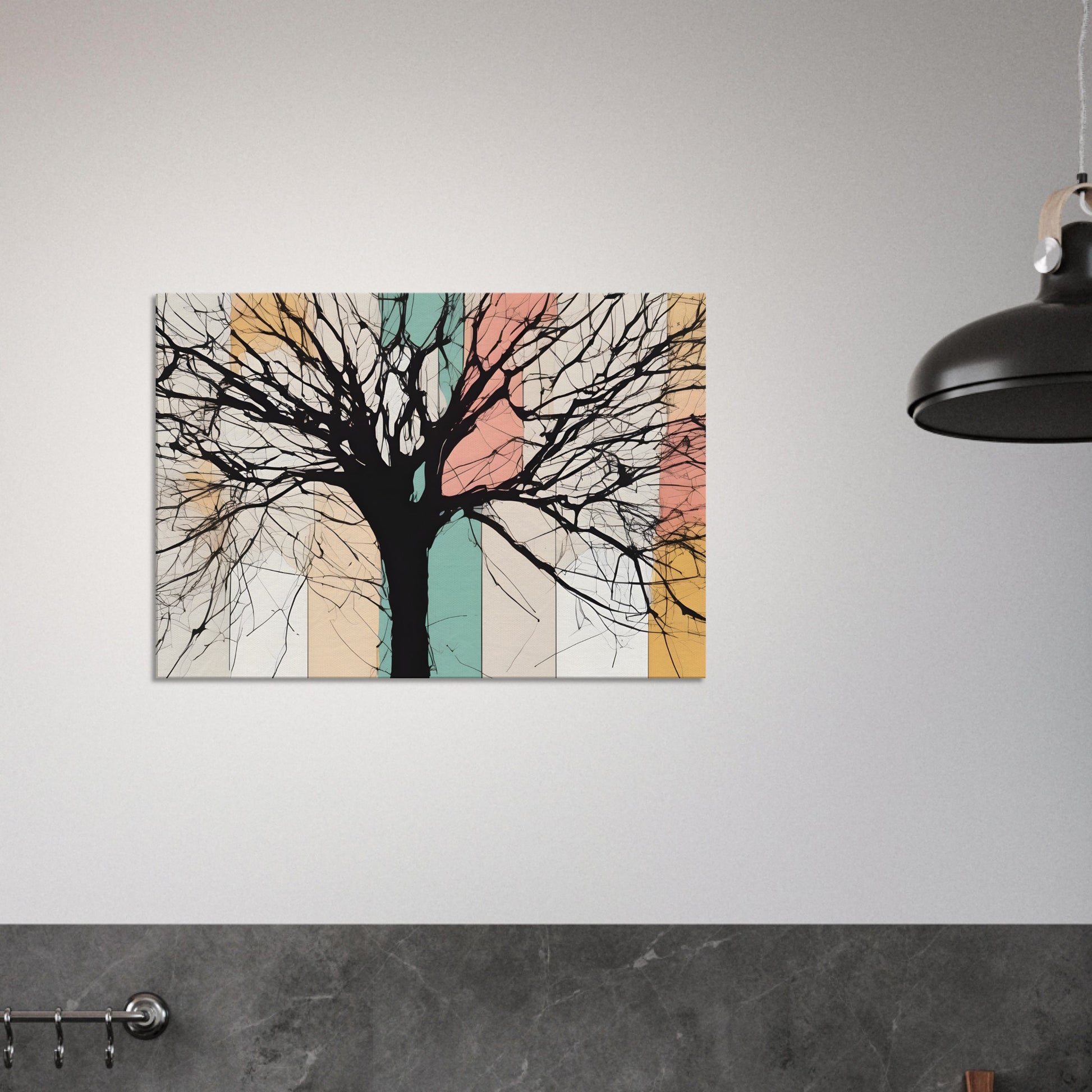 Branches - Minimalist Abstract Tree Canvas Art