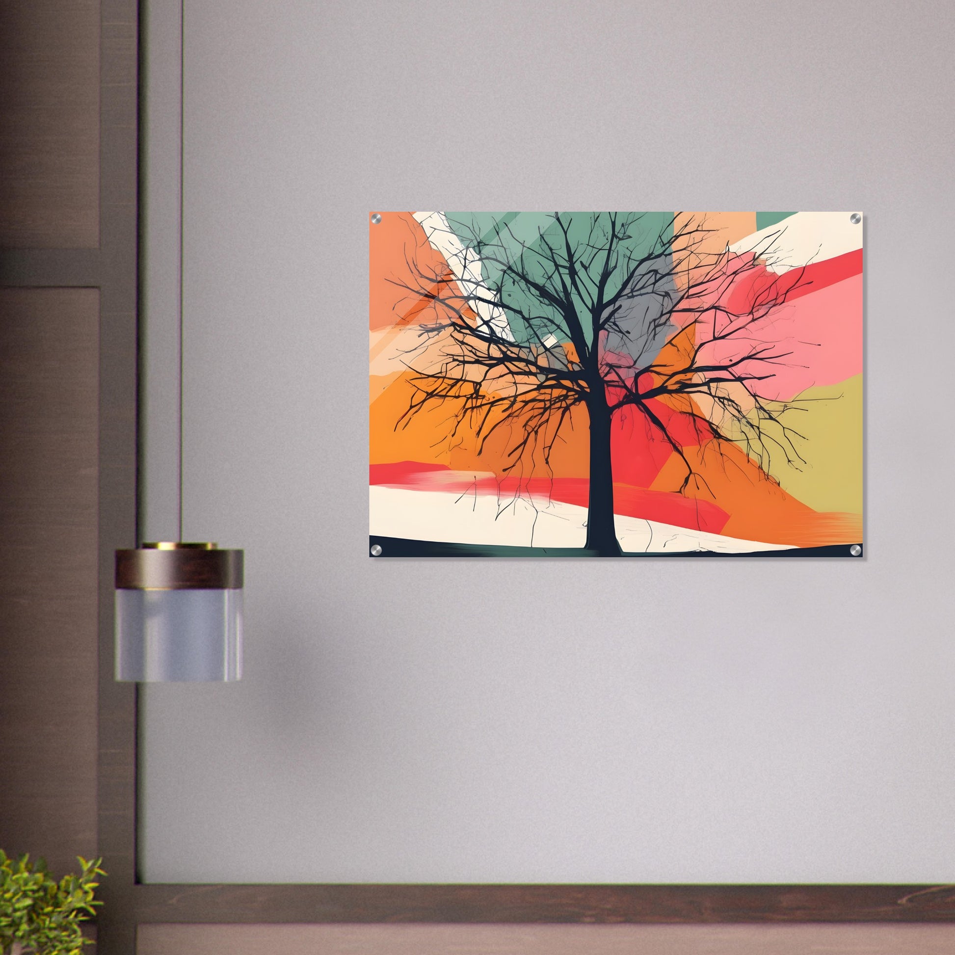 Ethereal Tree - A Minimalist Abstract Wall Art Print