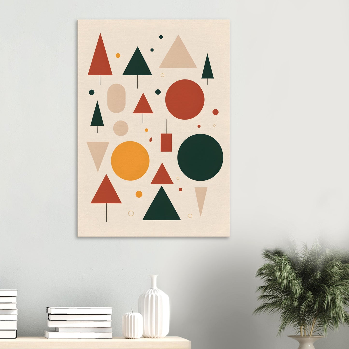 Nature* Harmony - Minimalist Christmas Canvas Art