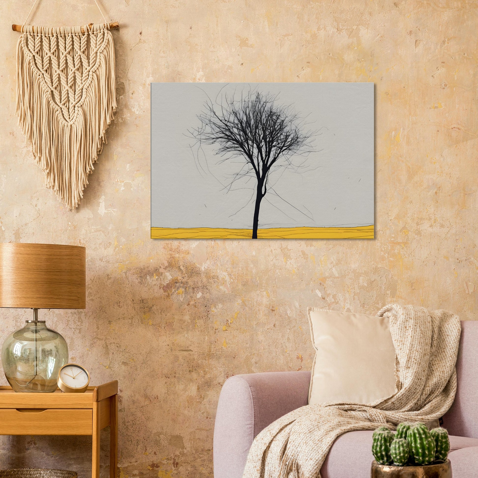 Solitude Essence - Minimalist Abstract Wall Art Print