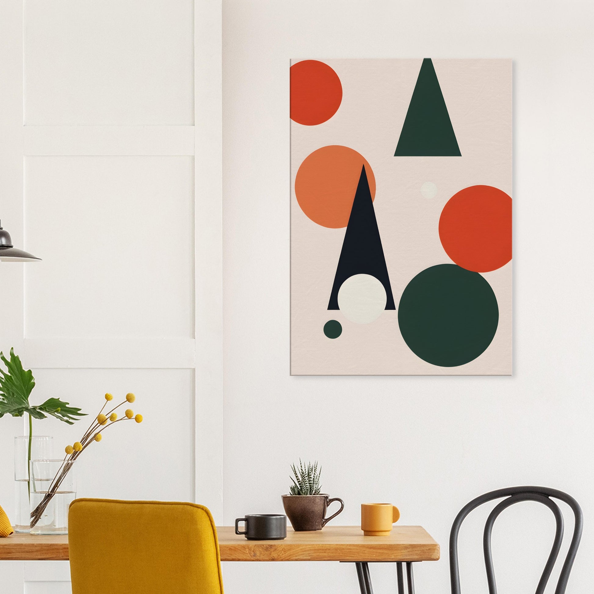 Harmony - Minimalist Abstract Christmas Art Canvas