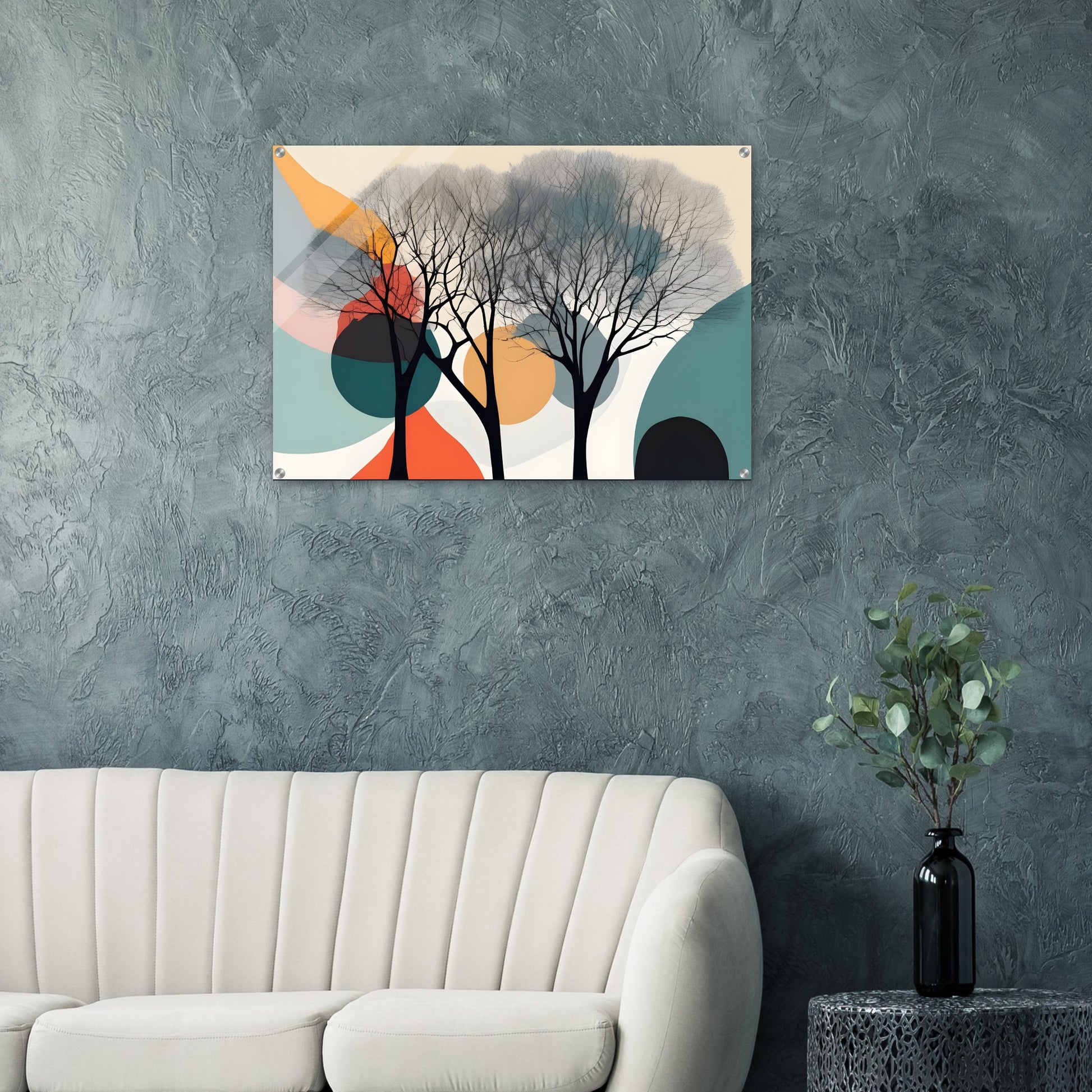 Serene Trees Acrylic Print Art