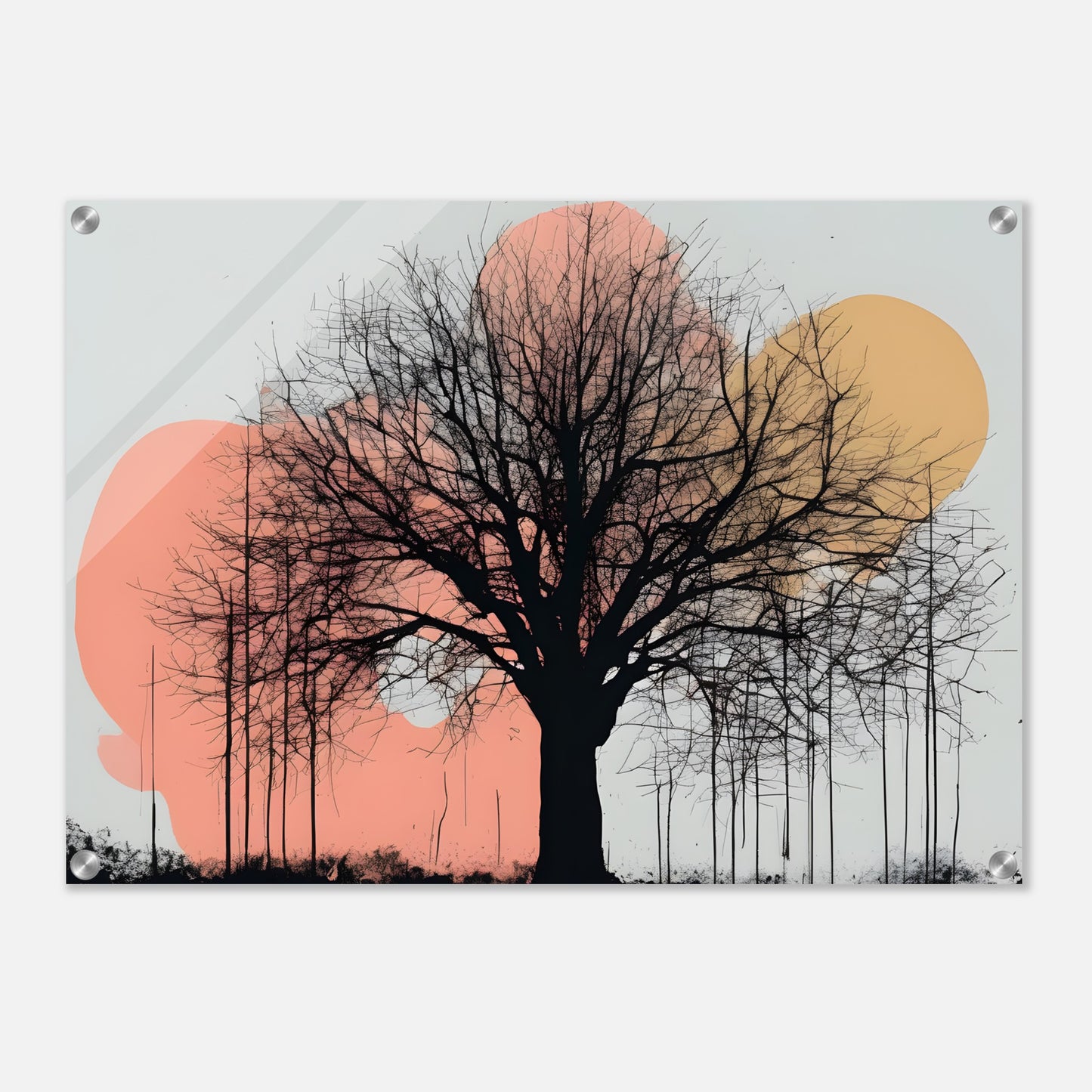 Silhouette Serenity - Minimalist Abstract Wall Art