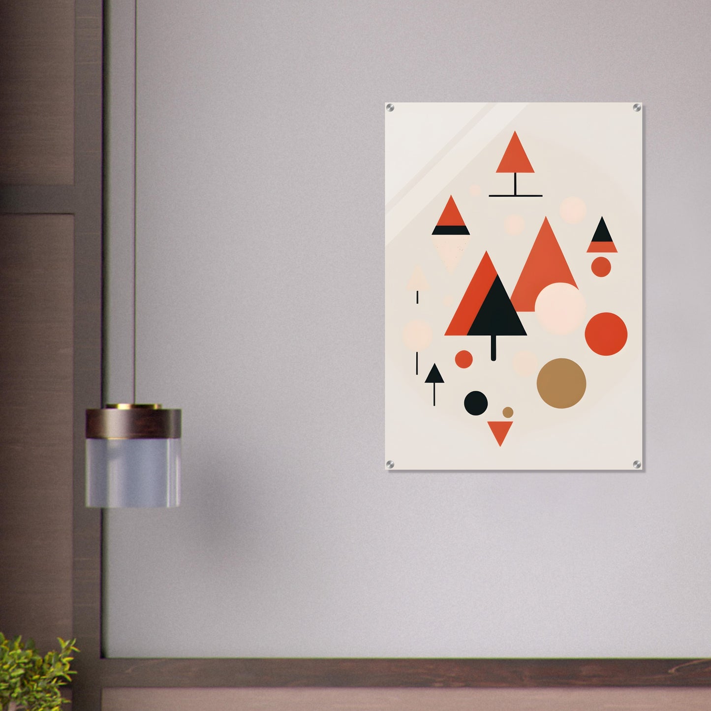 Whimsical Forest - Abstract Christmas Wall Art for Modern Homes