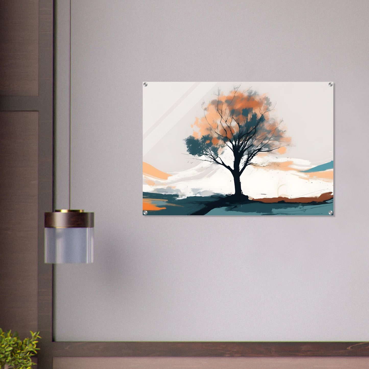 Tree Tranquility Abstract Wall Art