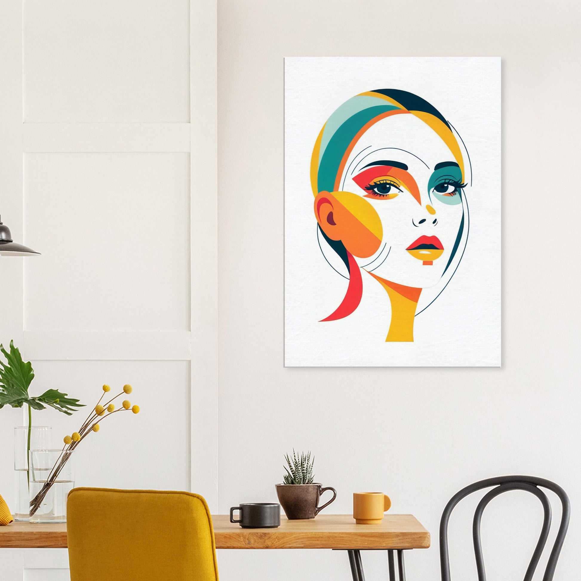 Radiant Beauty - Eye-Catching Minimalist Abstract Art