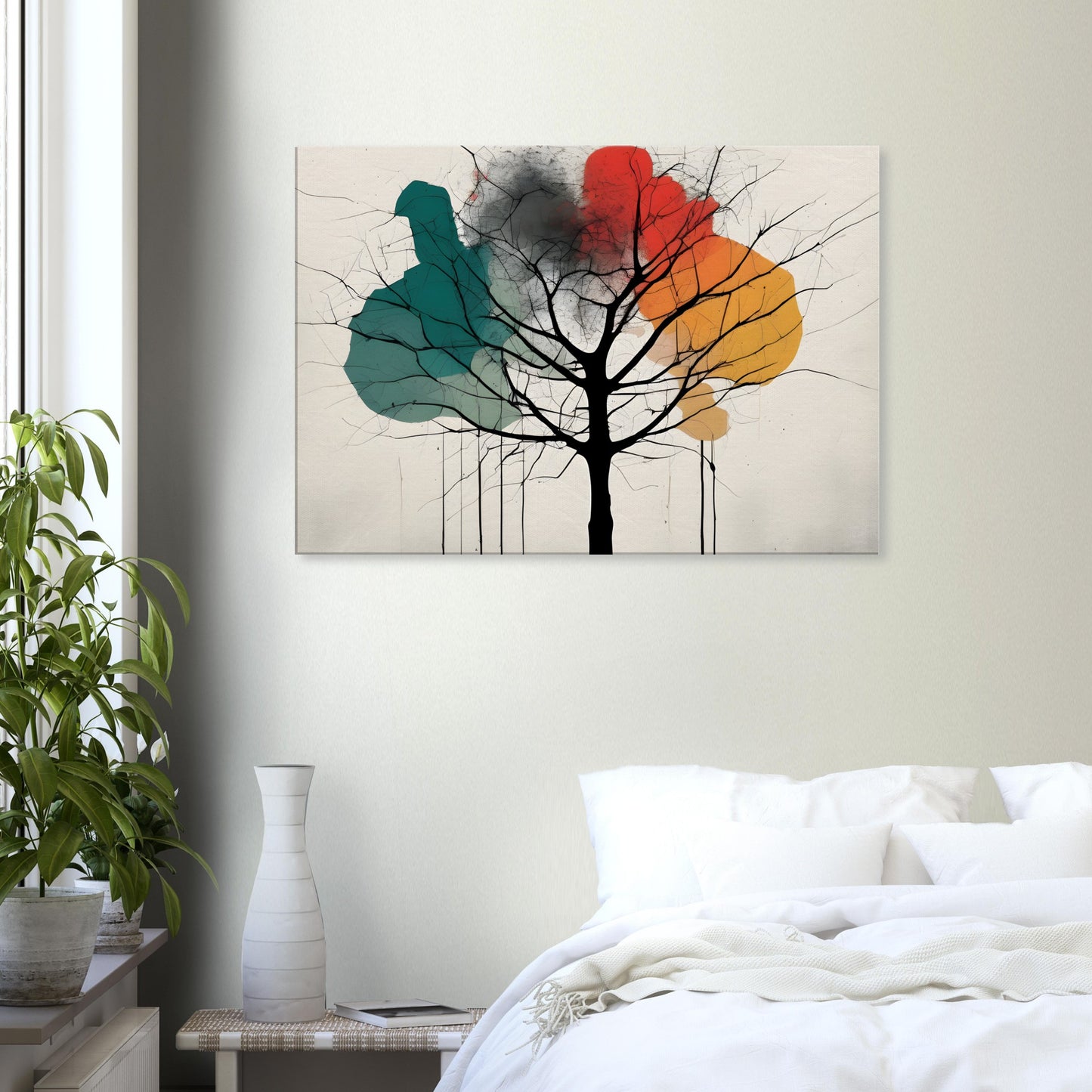 Tree Tranquility - Minimalist Abstract Wall Art