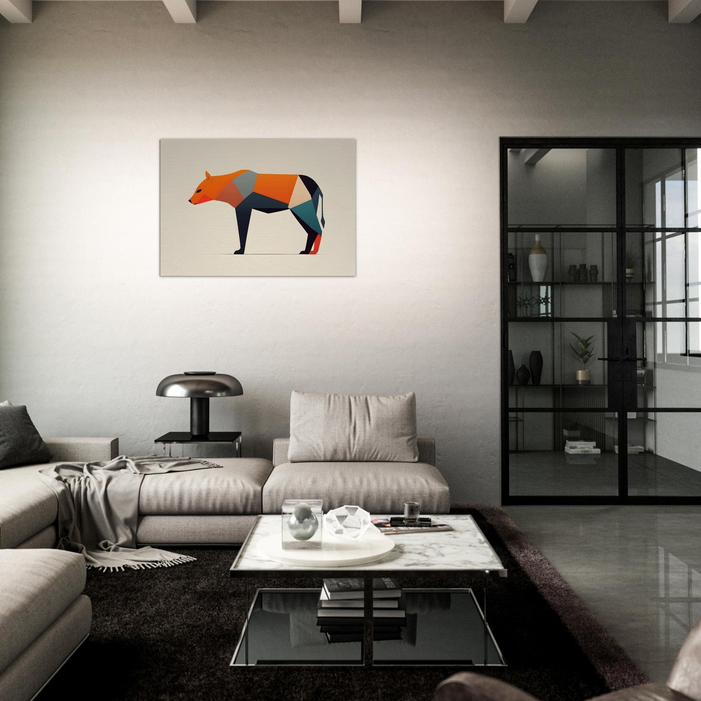 Polygonal Animal - Modern Minimalist Wall Art