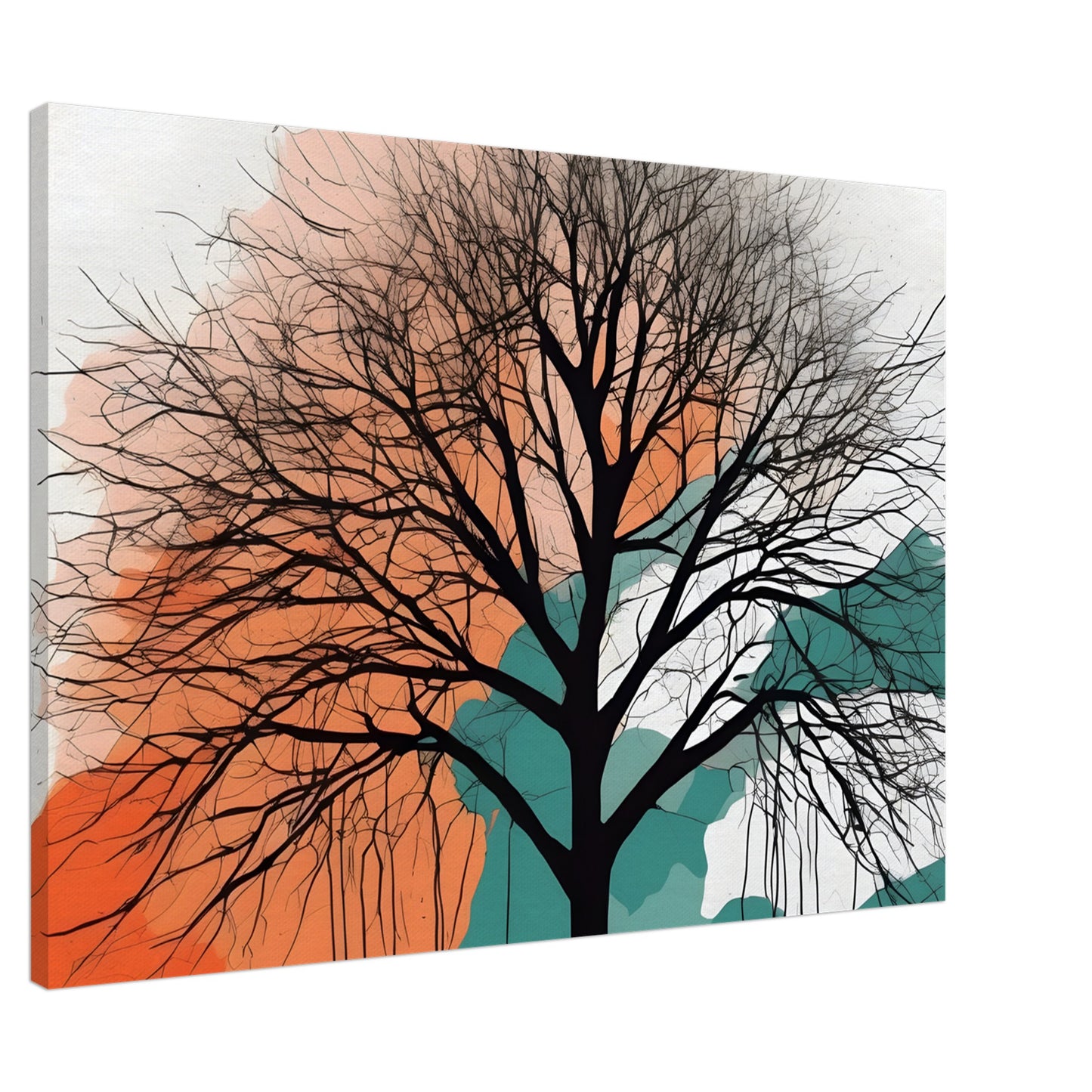 Whispering Tree - Minimalist Abstract Wall Art for Home