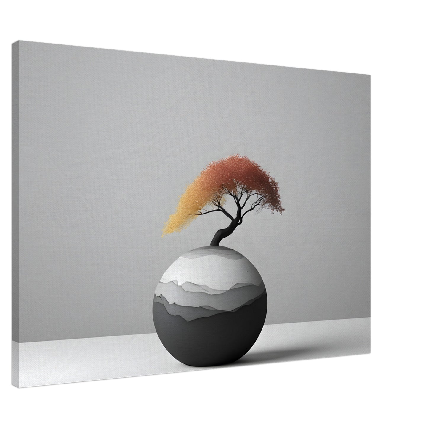 Stunning Minimalist Abstract Wall Art with Tree Design