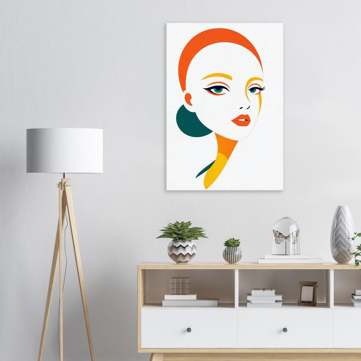 Serene Muse - Minimalist Abstract Art Print for Modern Spaces