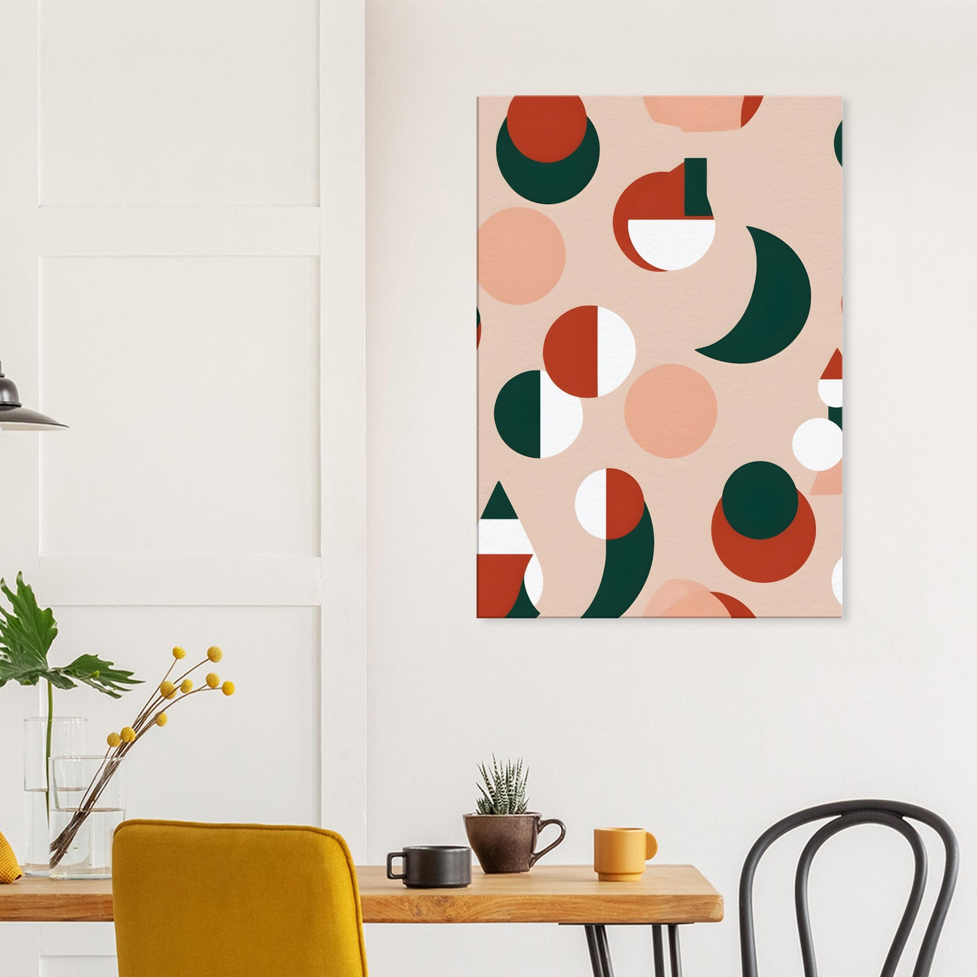 Harmonious Christmas - Minimalist Abstract Wall Art for Holiday Décor