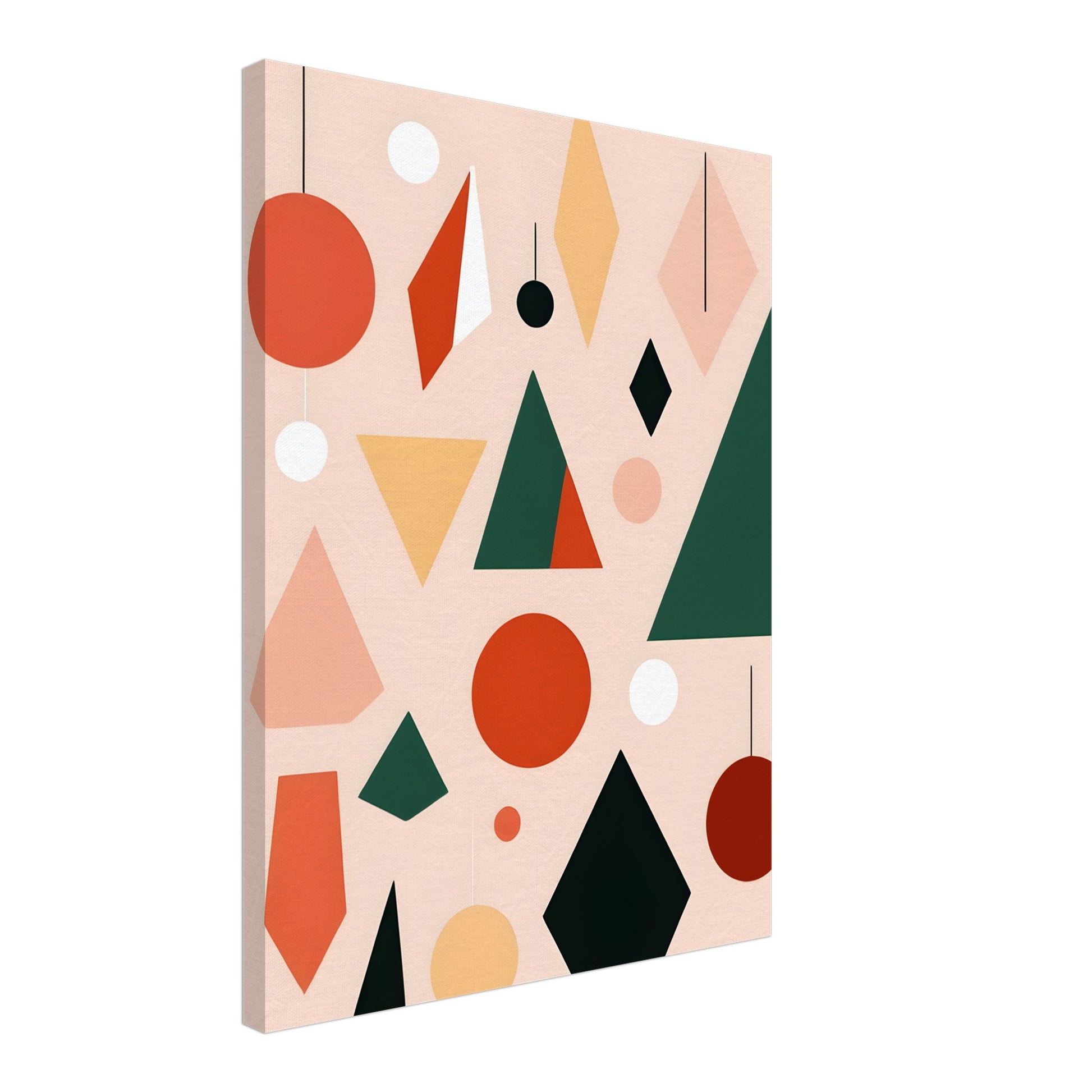 Whimsical Christmas - Minimalist Abstract Wall Art