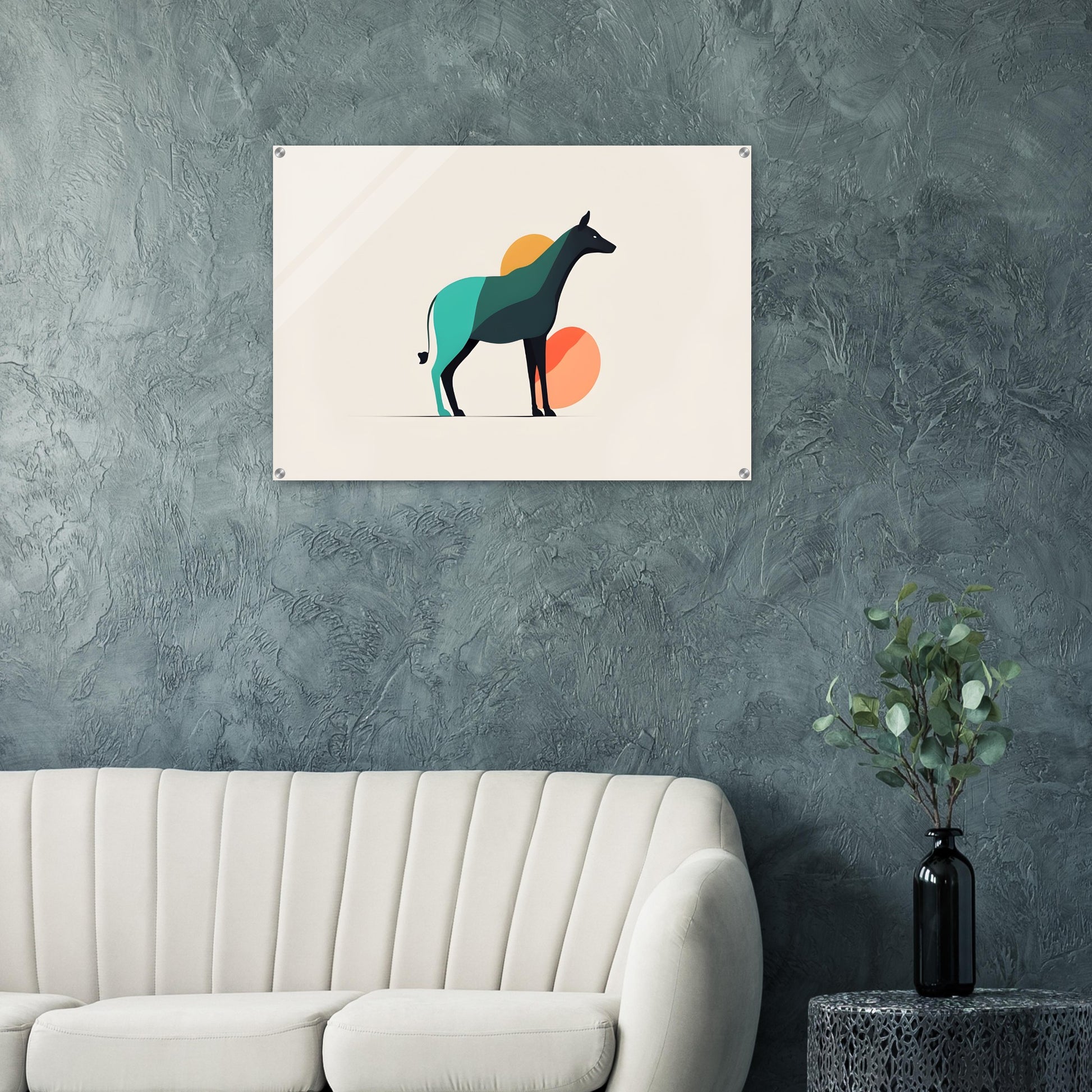 Elegance in Shape - Minimalist Abstract Animal Wall Art