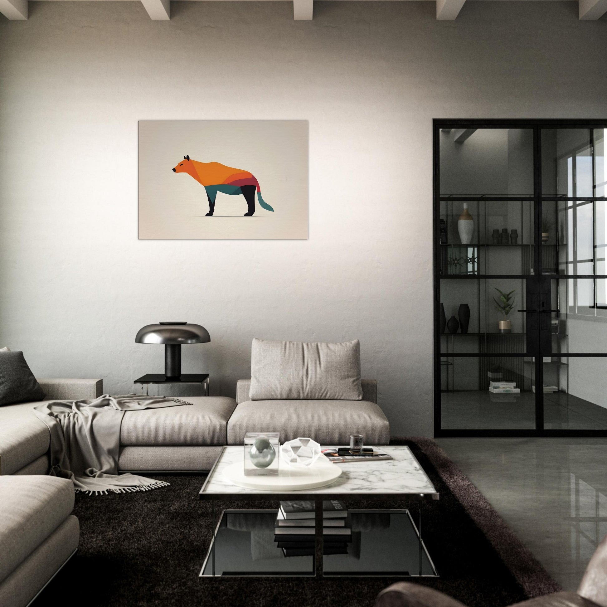 Harmony - Vibrant Abstract Animal Canvas Art