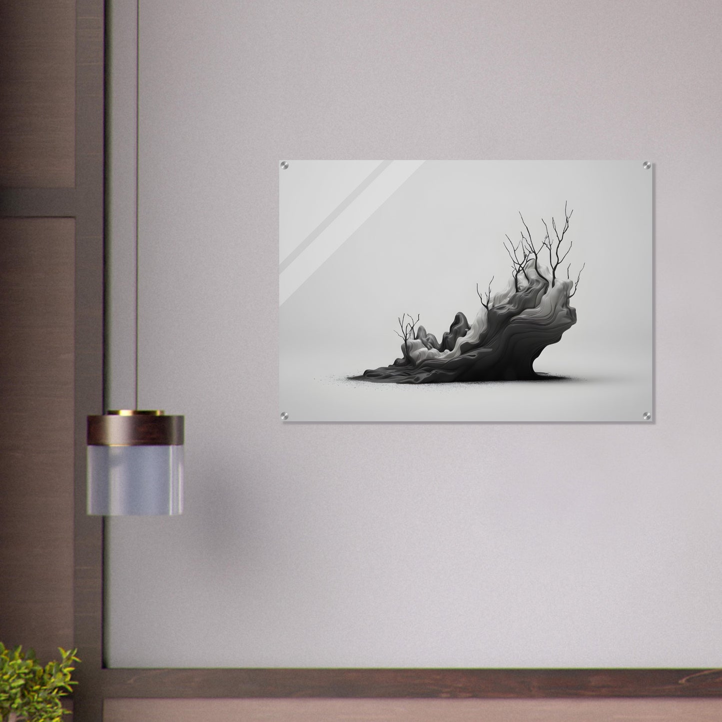 Minimalist Abstract Acrylic Print Art for Modern Spaces