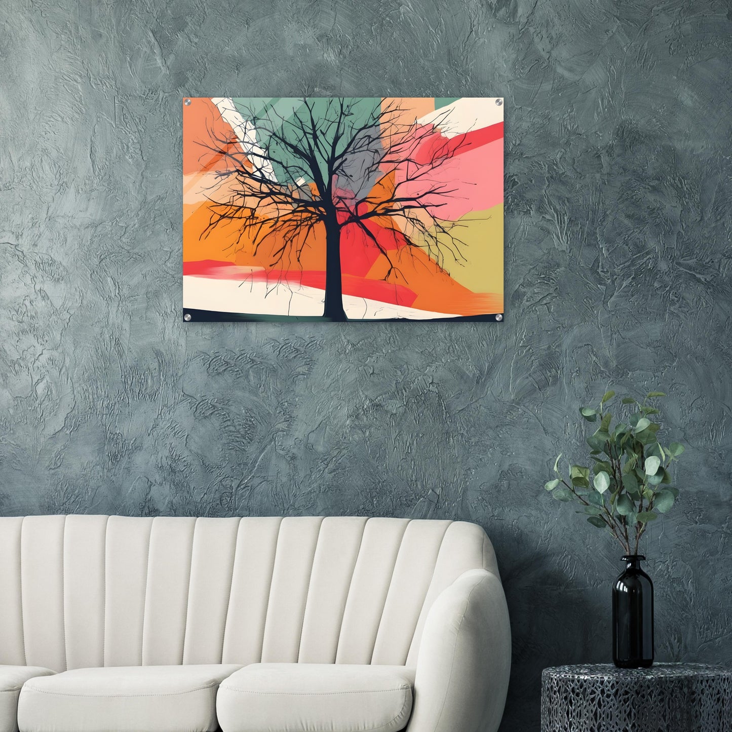 Ethereal Tree - A Minimalist Abstract Wall Art Print