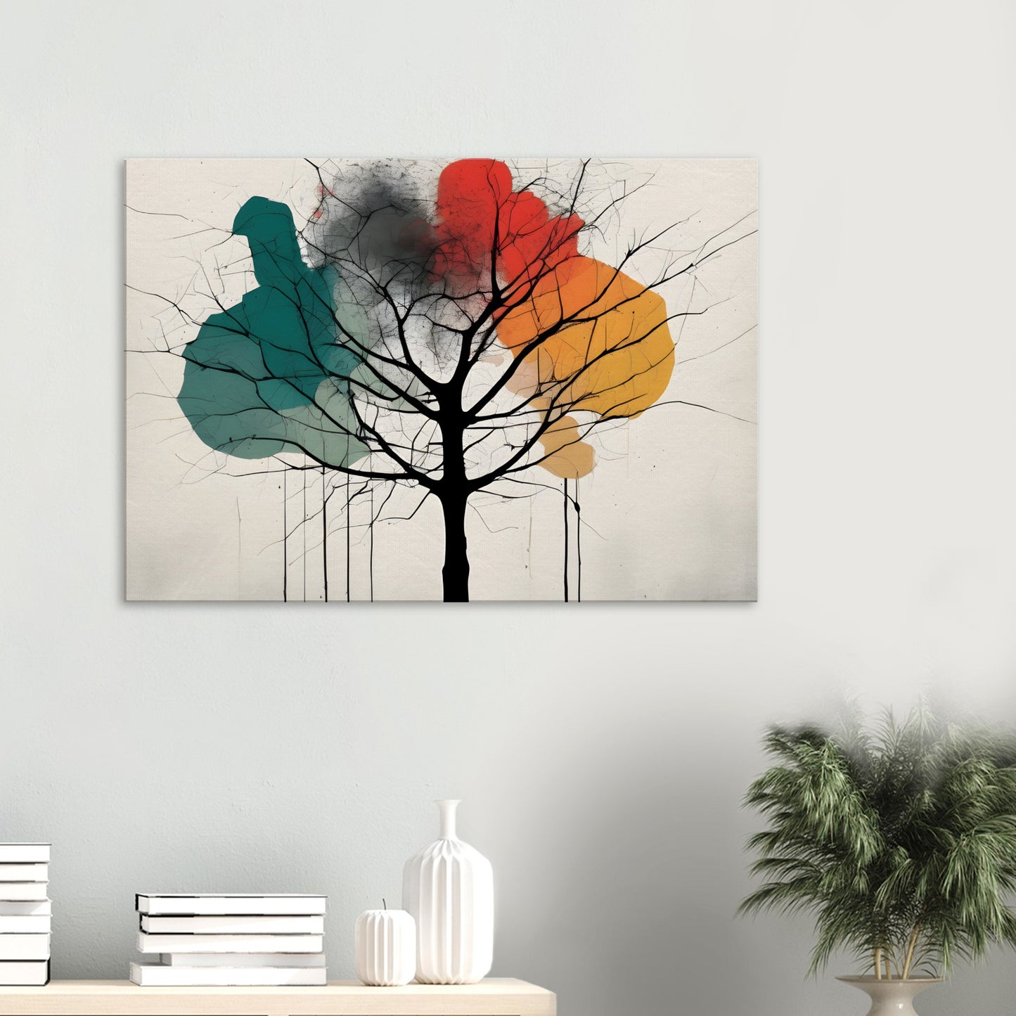 Tree Tranquility - Minimalist Abstract Wall Art