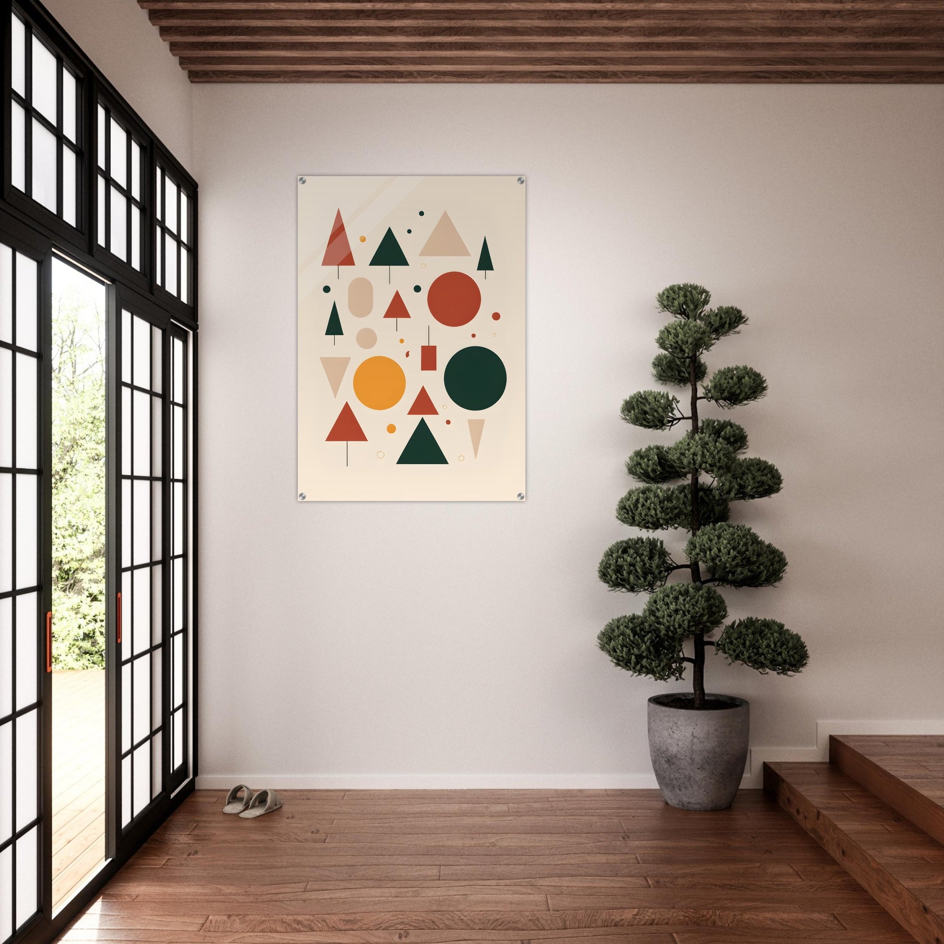 Harmony - Minimalist Abstract Christmas Acrylic Wall Art