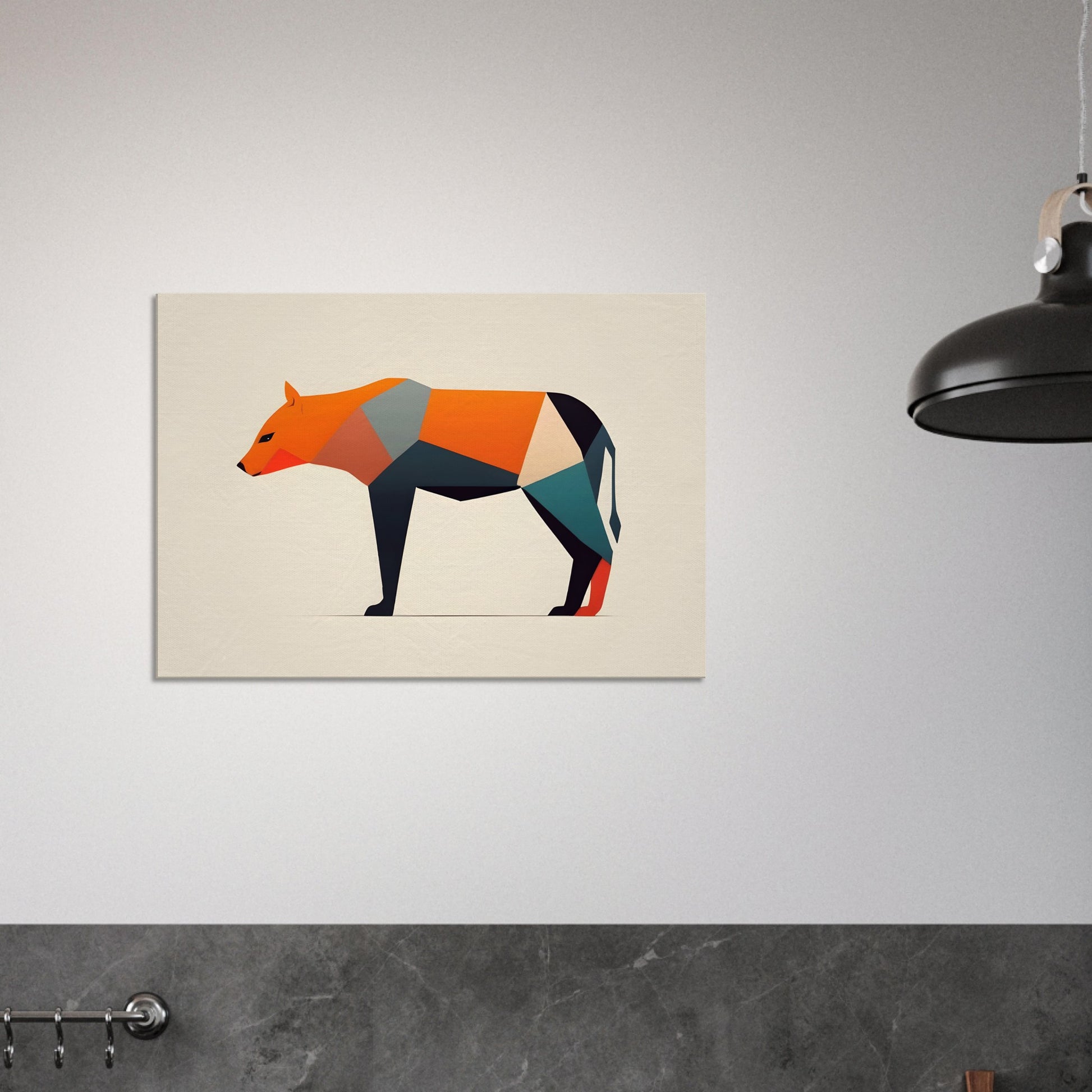 Polygonal Animal - Modern Minimalist Wall Art