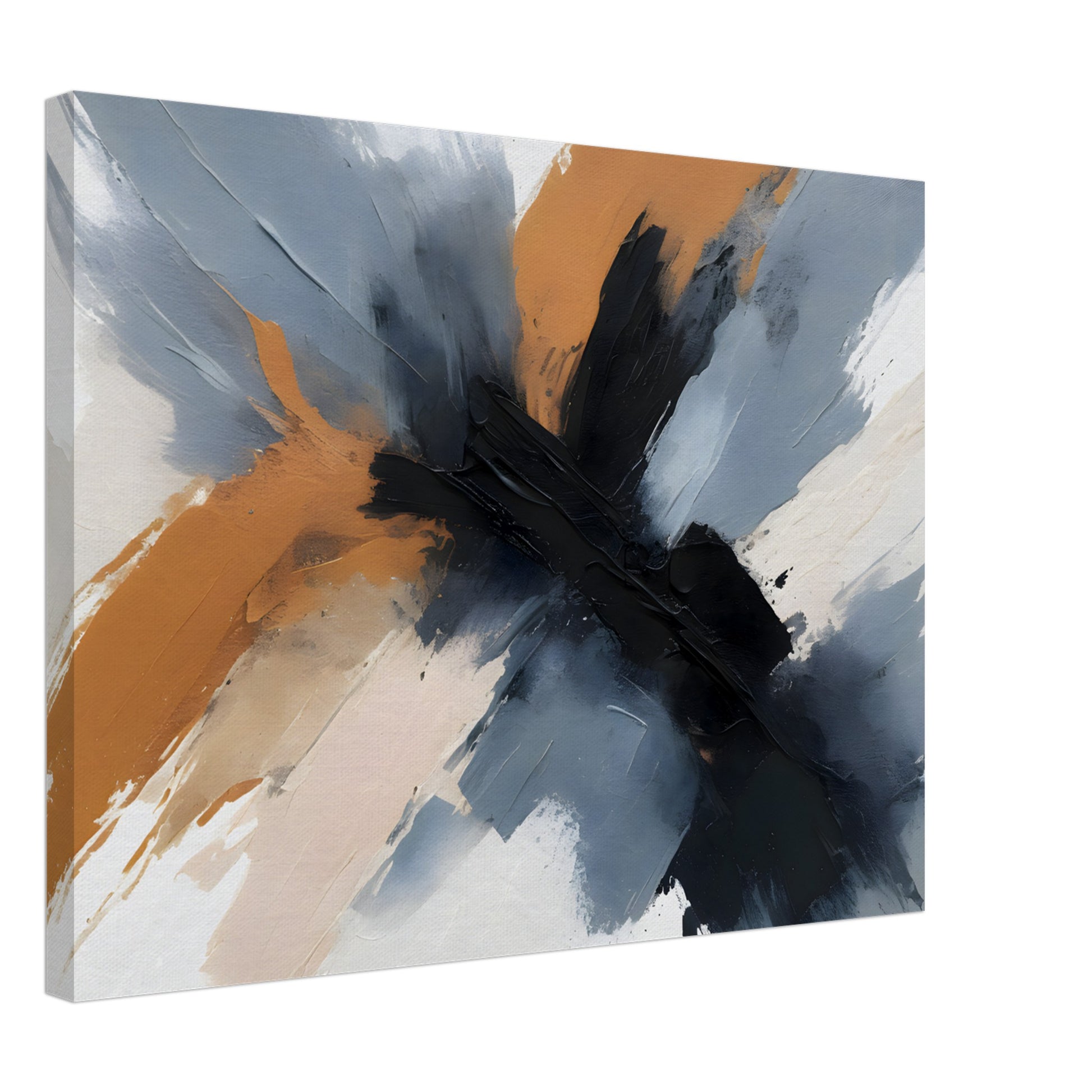 Elegant Chaos: Abstract Minimalist Canvas Art