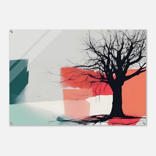 Silhouette Serenity - Abstract Minimalist Wall Art