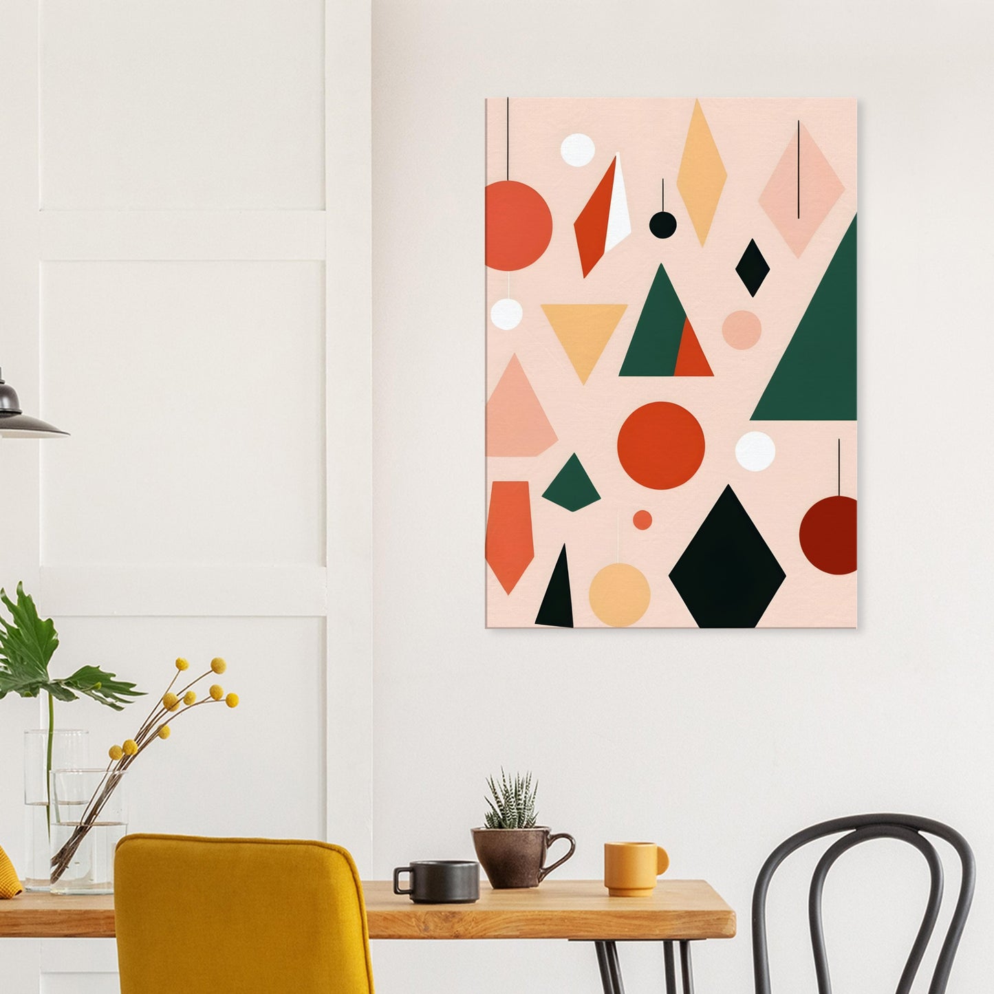 Whimsical Christmas - Minimalist Abstract Wall Art