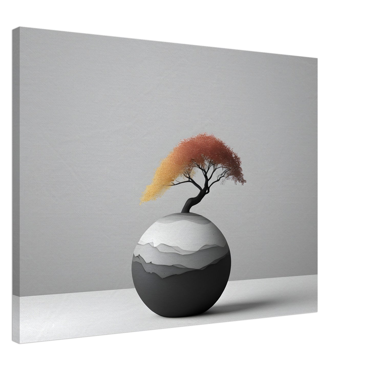 Stunning Minimalist Abstract Wall Art with Tree Design