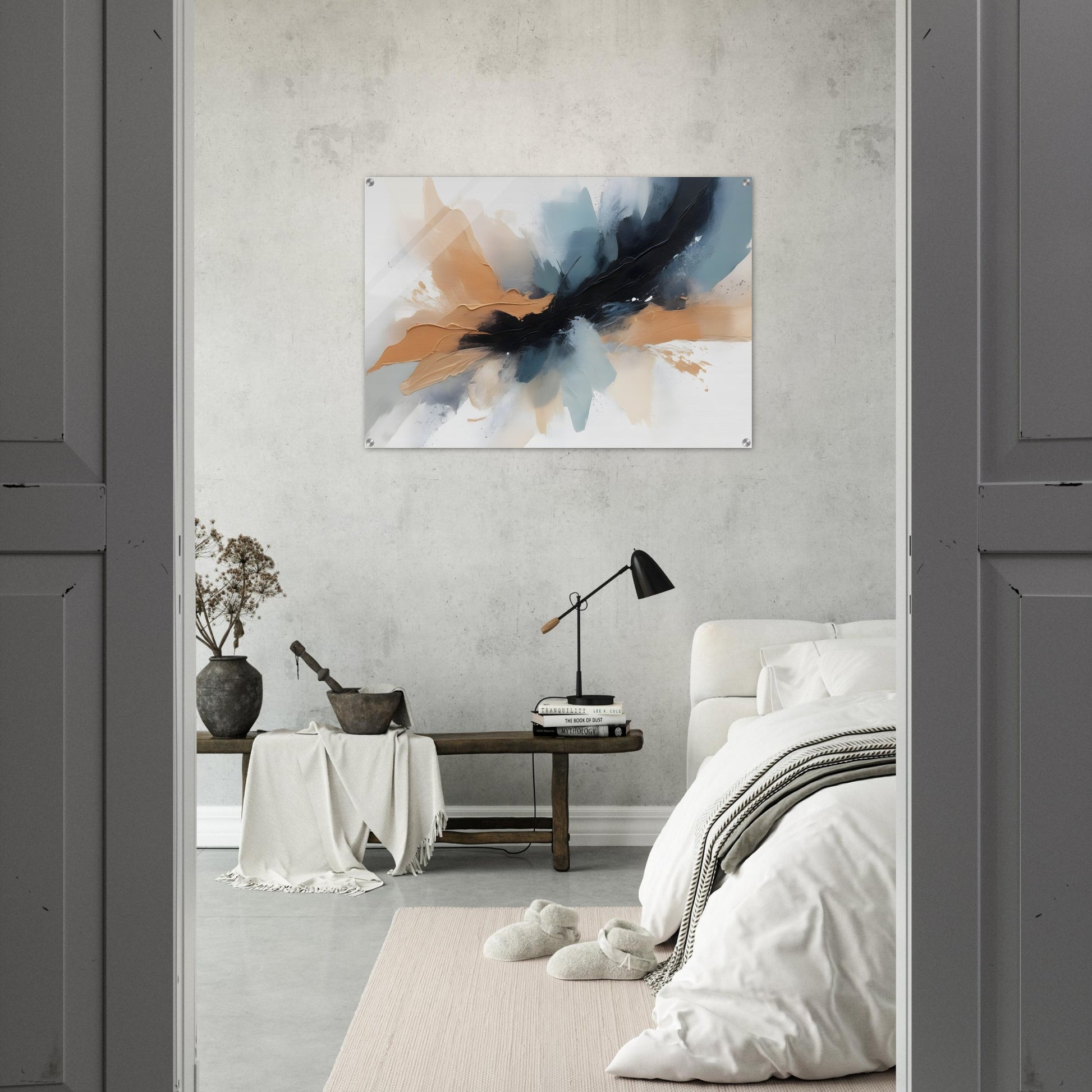 Captivating Splendor: Minimalist Abstract Acrylic Art