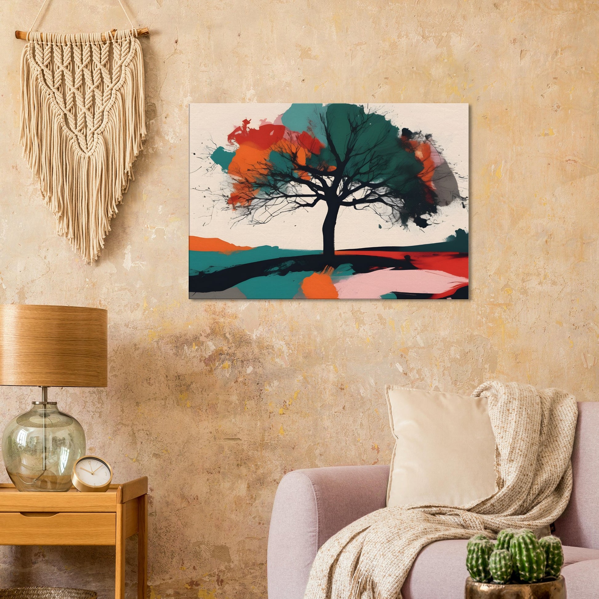 Tree of Serenity - Minimalist Abstract Wall Art