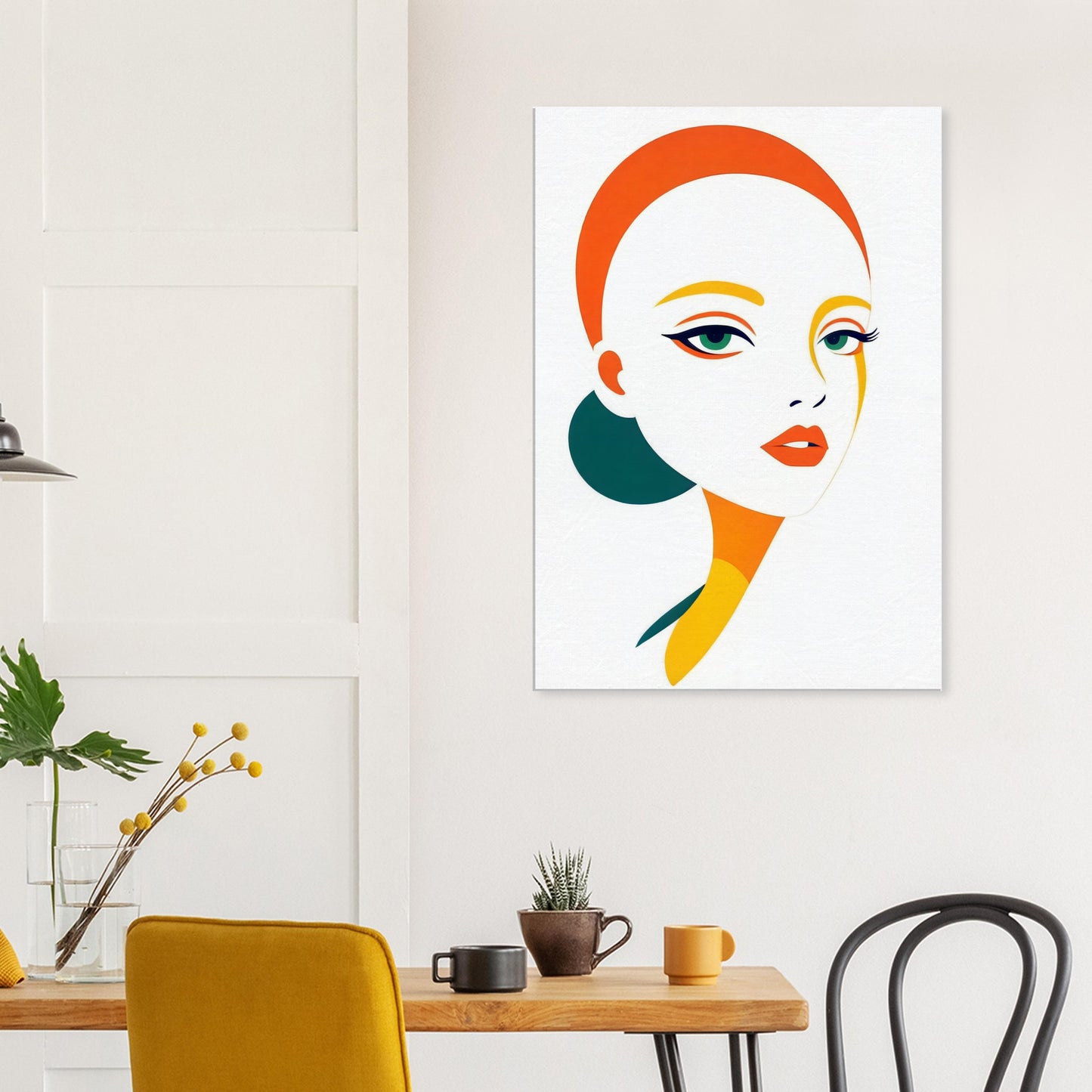 Serene Muse - Minimalist Abstract Art Print for Modern Spaces