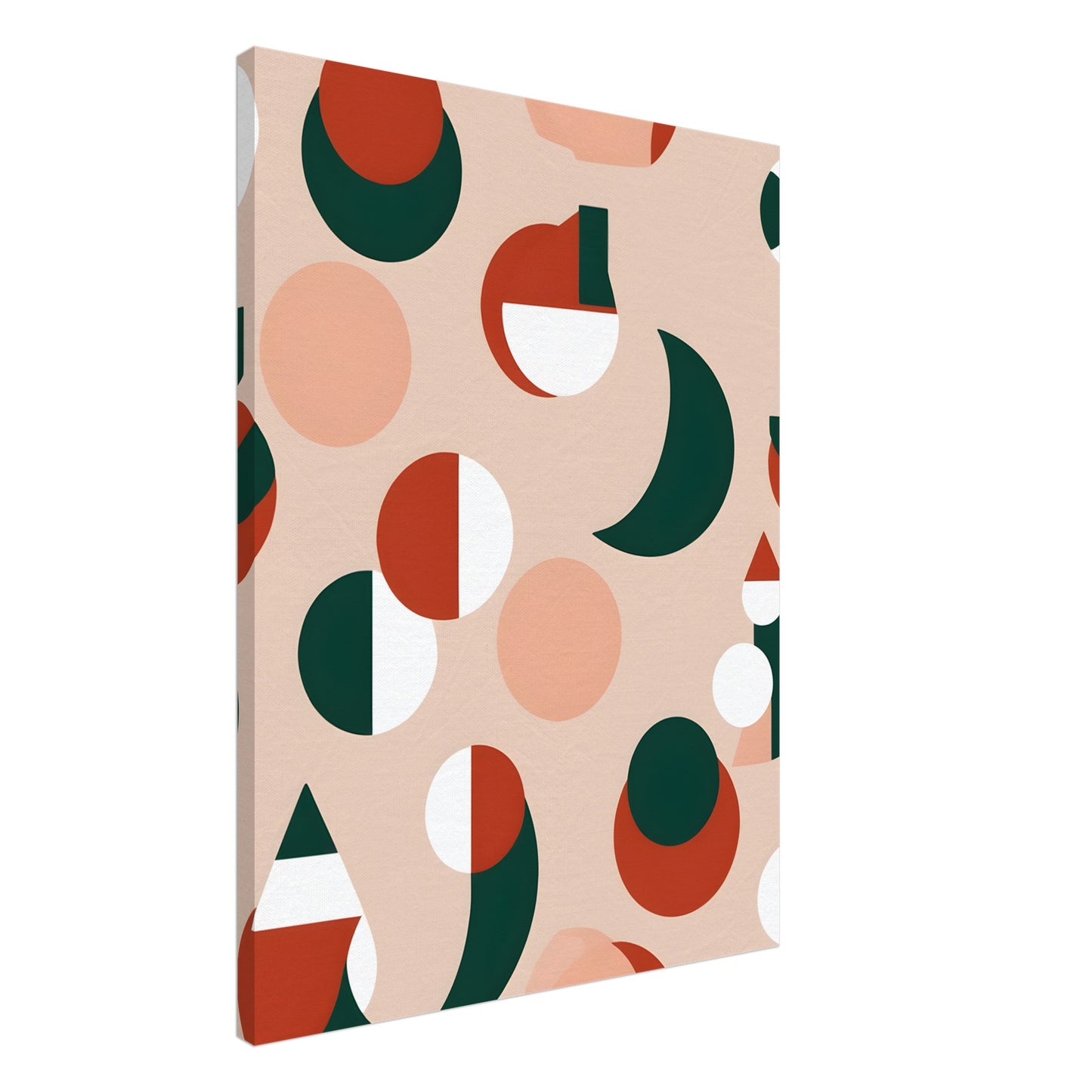 Harmonious Christmas - Minimalist Abstract Wall Art for Holiday Décor