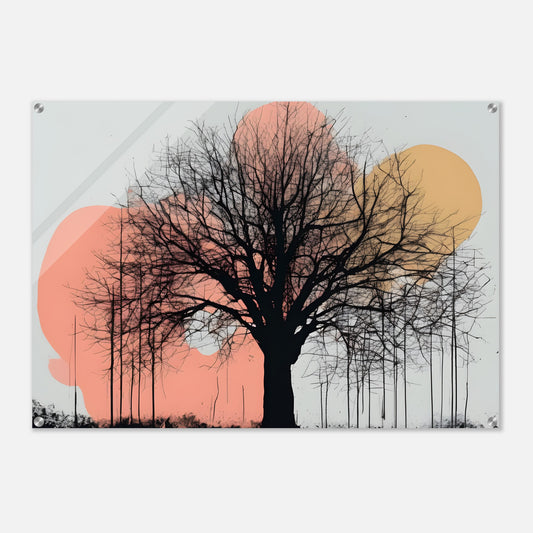 Silhouette Serenity - Minimalist Abstract Wall Art