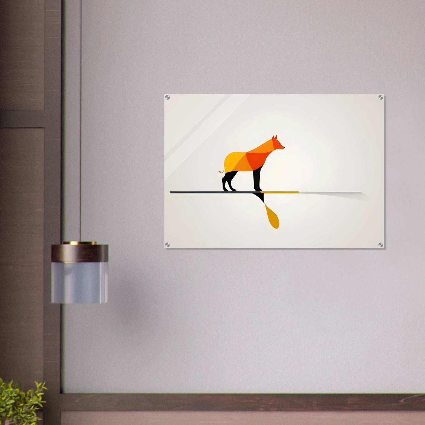 Harmony - Minimalist Abstract Dog Art for Modern Spaces