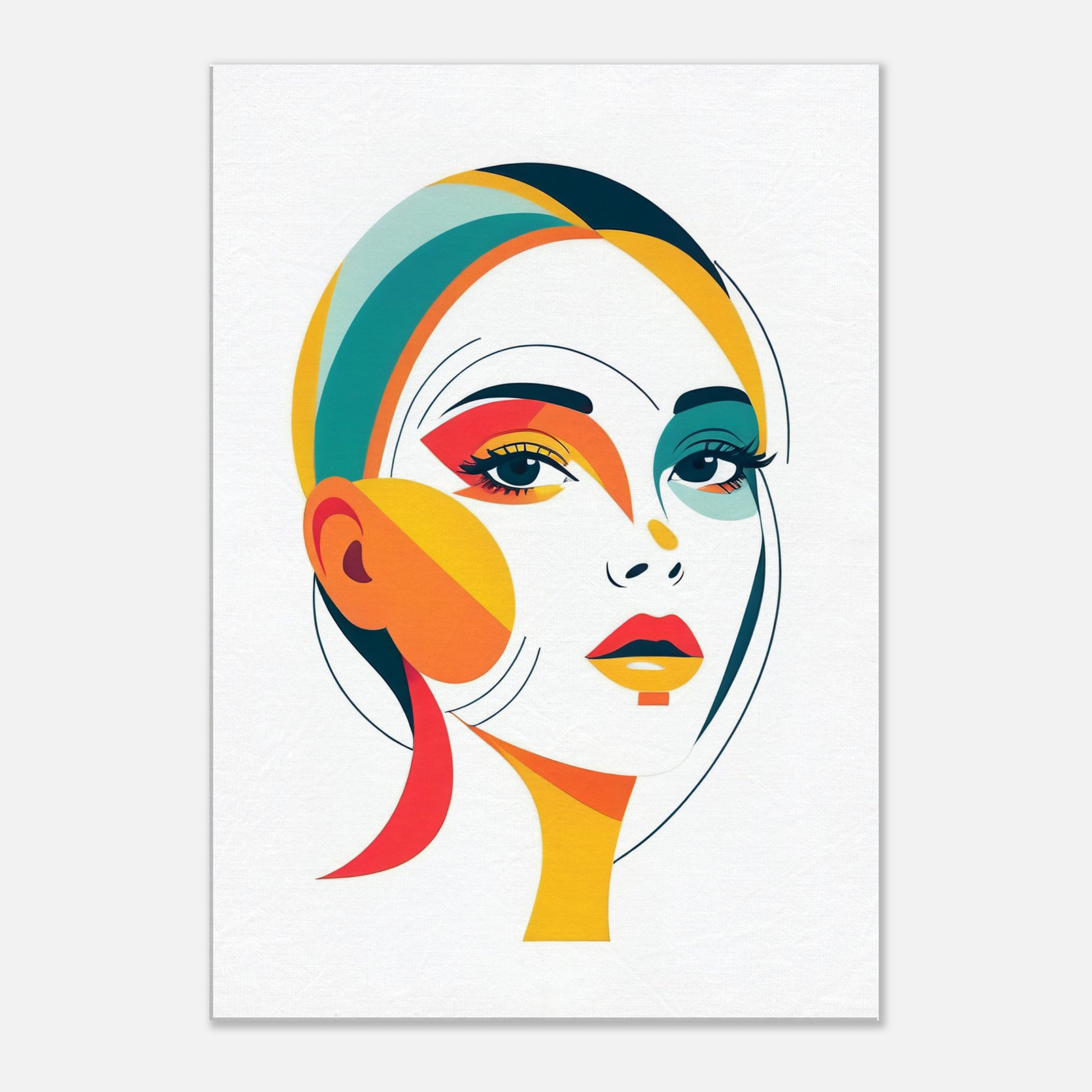 Radiant Beauty - Eye-Catching Minimalist Abstract Art