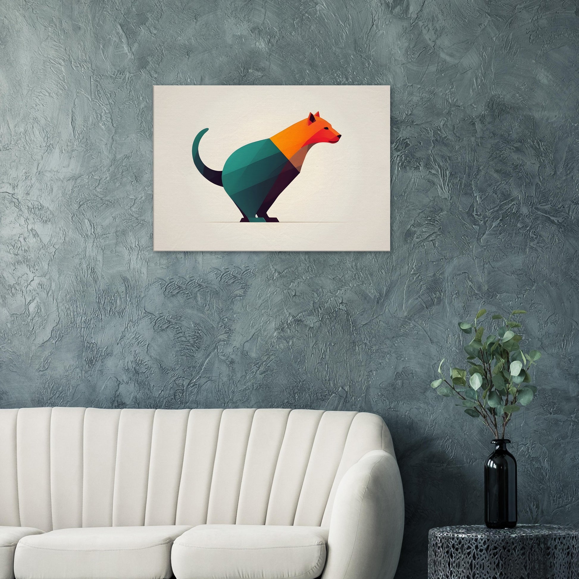 Harmony - Minimalist Abstract Animal Art for Home Decor