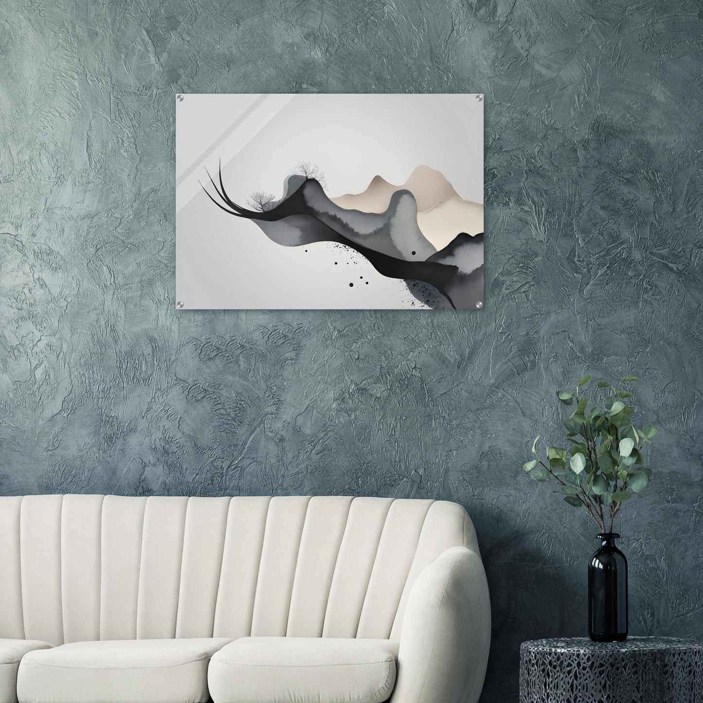 Elegant Minimalist Abstract Acrylic Print for Modern Décor