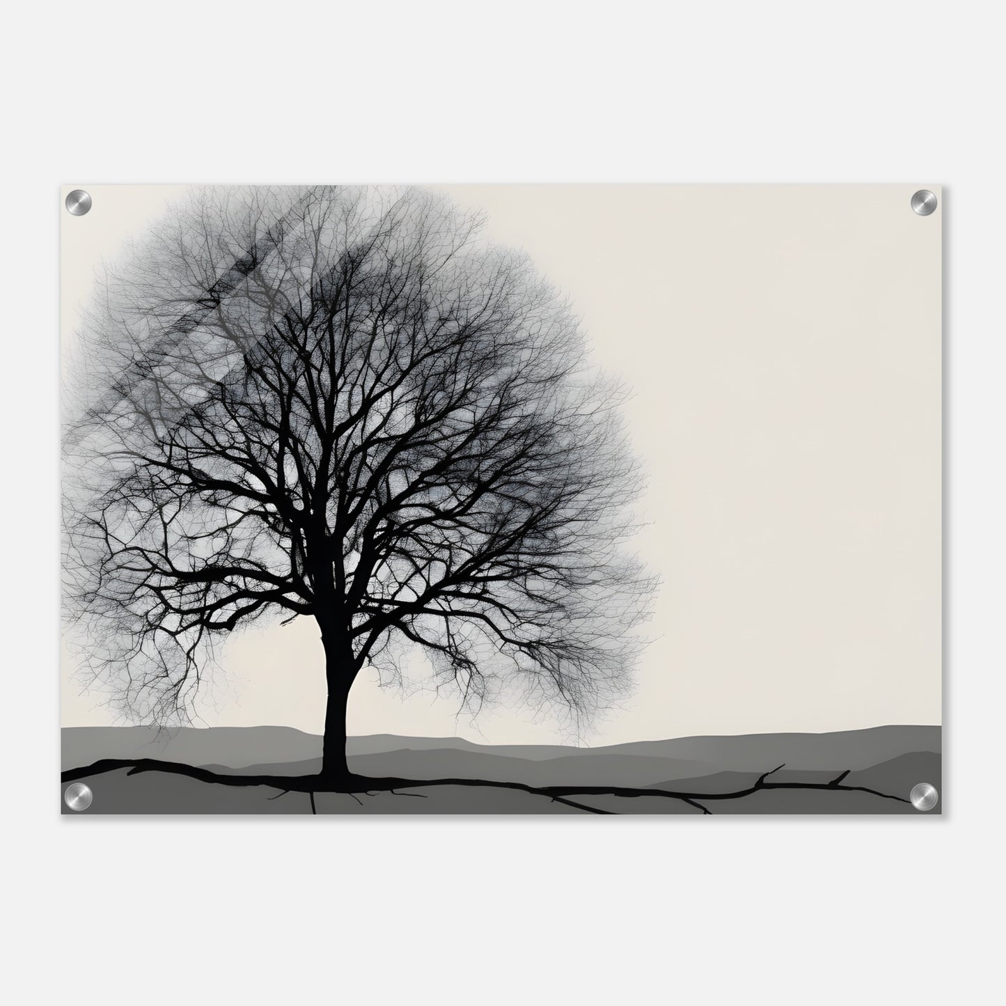 Barren Beauty - Striking Minimalist Abstract Wall Art