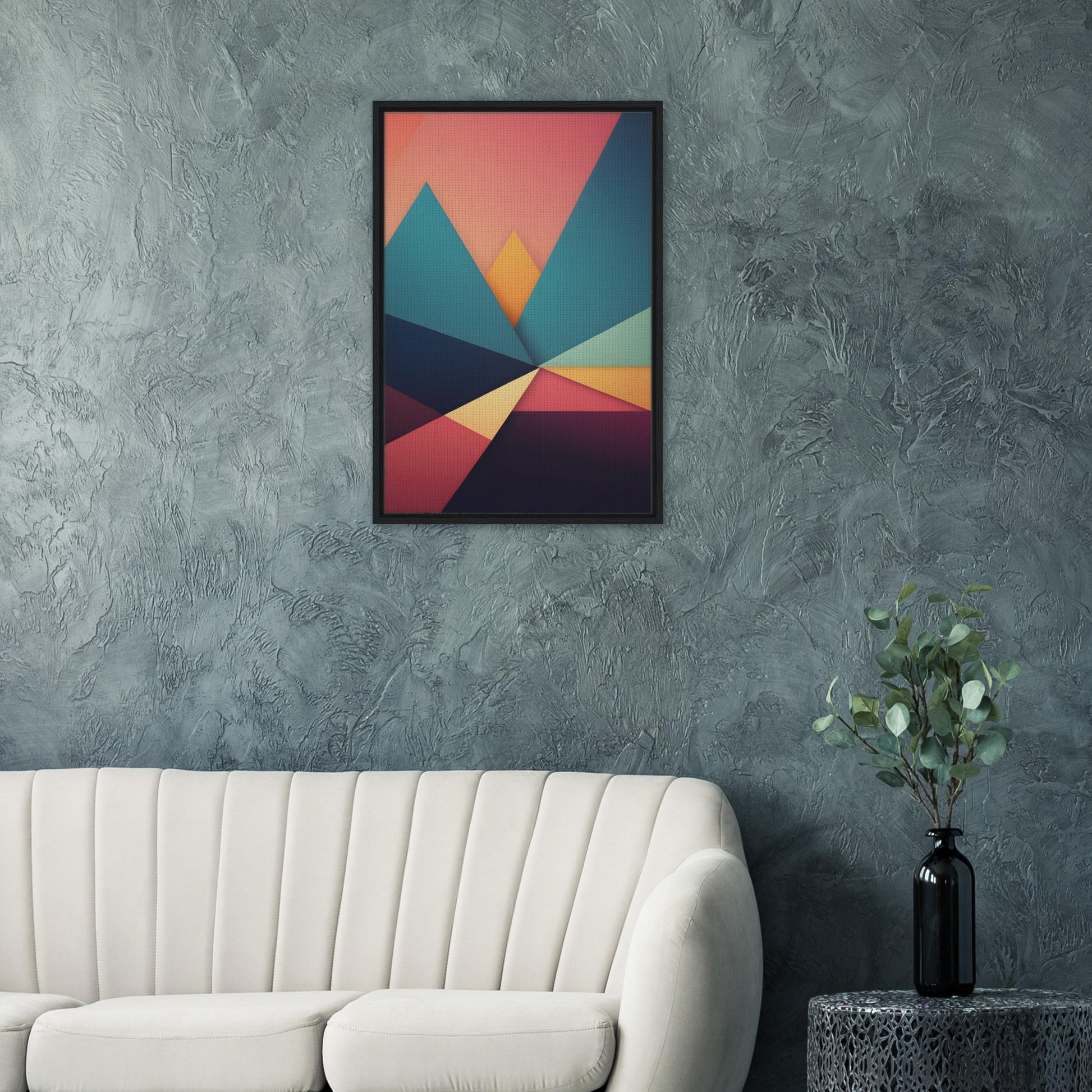 Peaks of Serenity: Stunning Canvas Vertical Wall Art