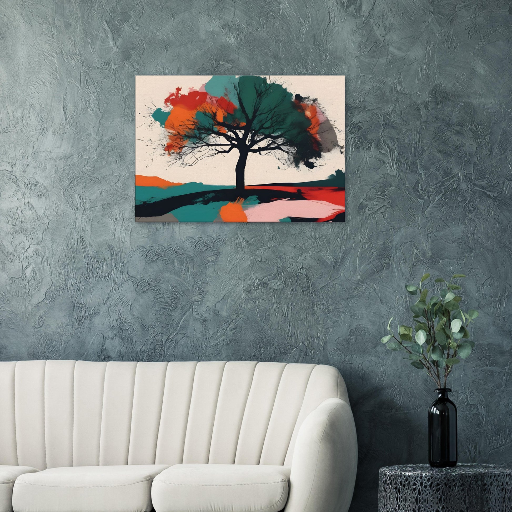 Tree of Serenity - Minimalist Abstract Wall Art